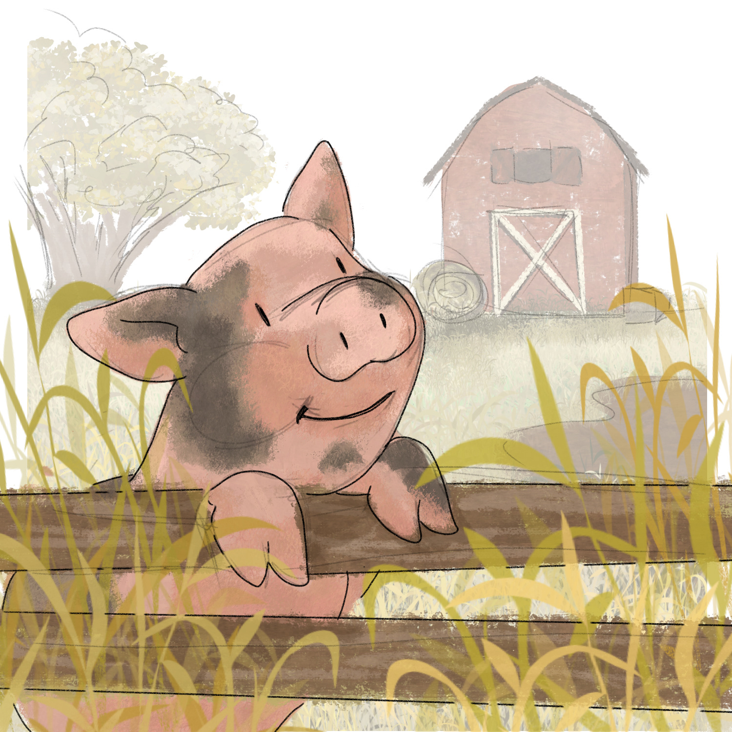 like a pig to mud