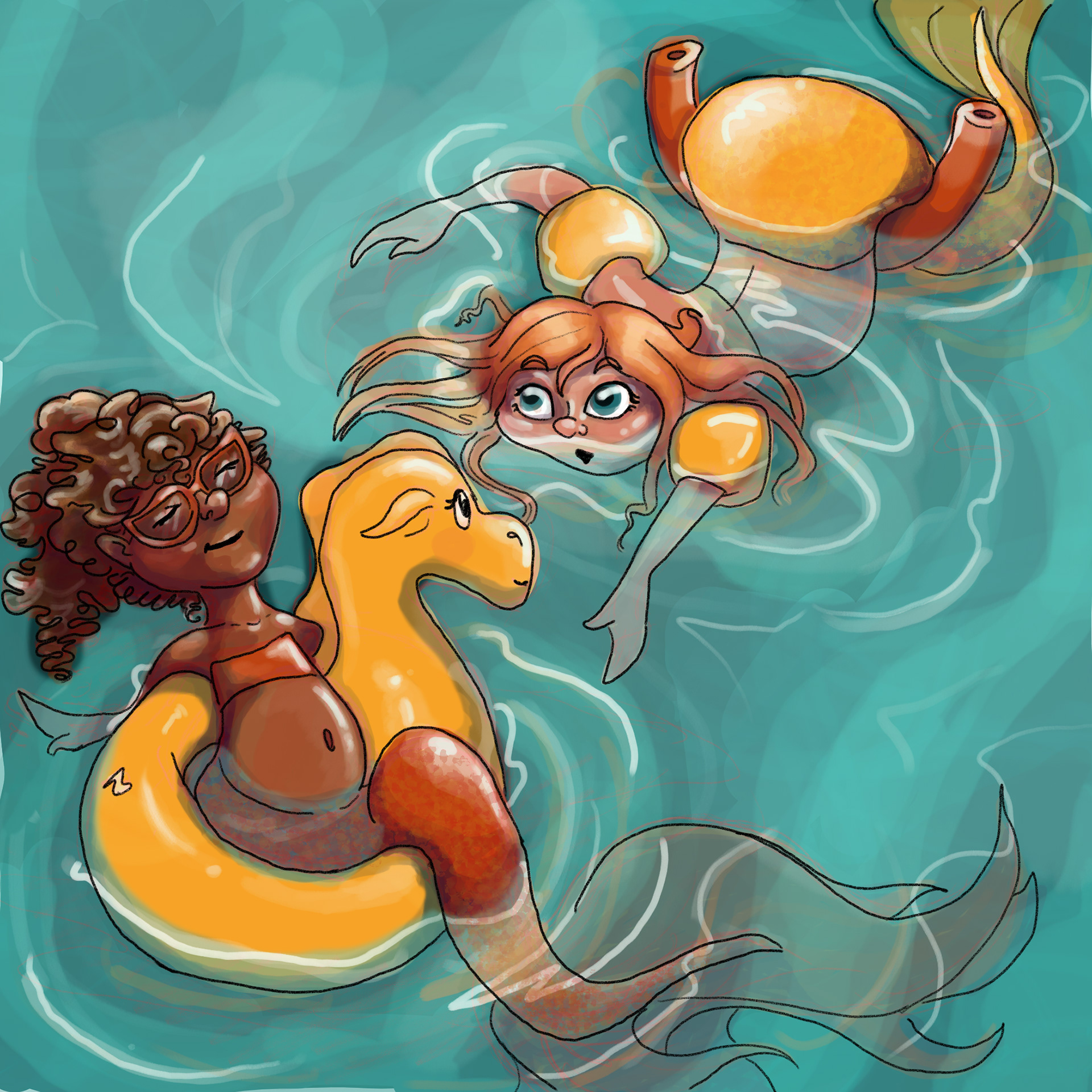 Mermaid Floating Lessons