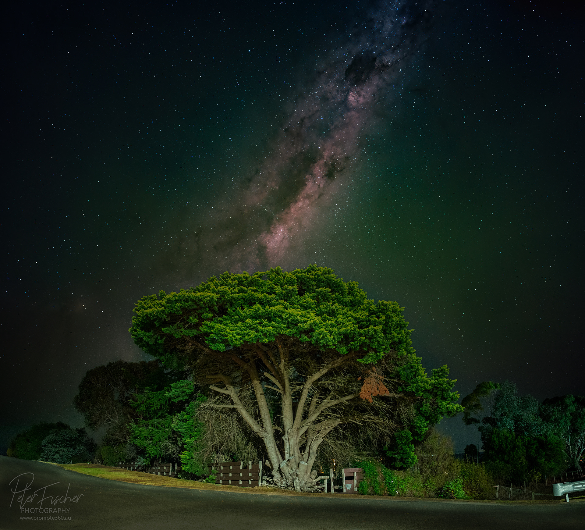 Summer night at Mickle lookout, Casterton, Victoria