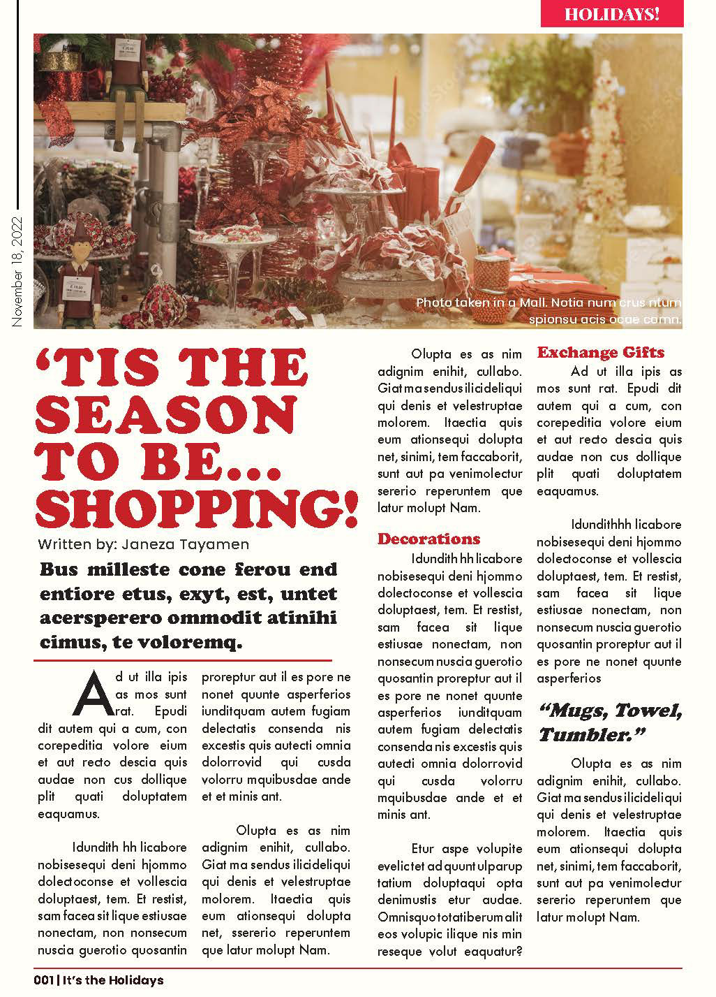 Christmas Shopping