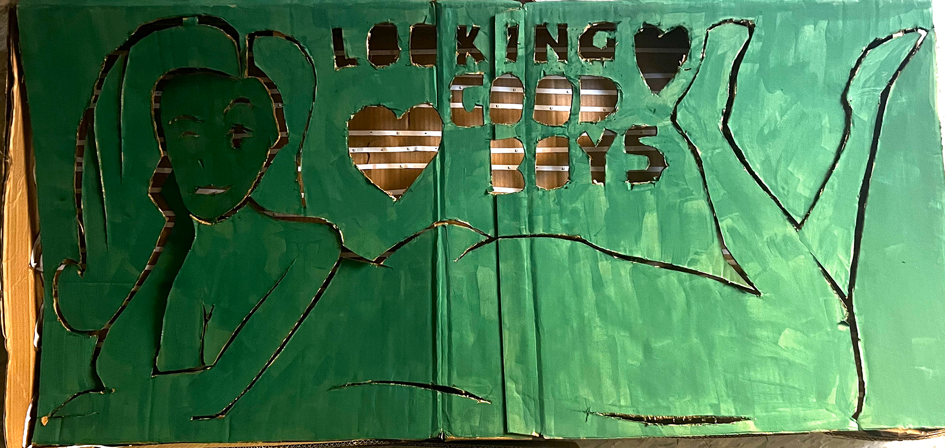 Bathroom Sign - With drawing by Athmika Sriram