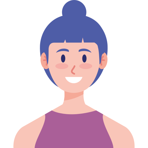 A person with short hair smiling