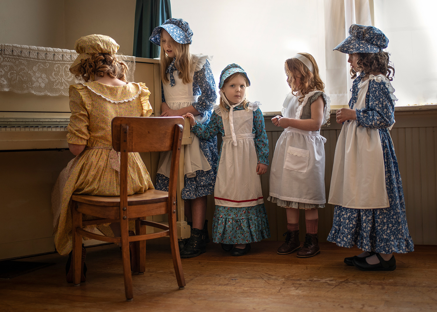 Besides reading, writing and arithmetic, there was music and dance, as well.