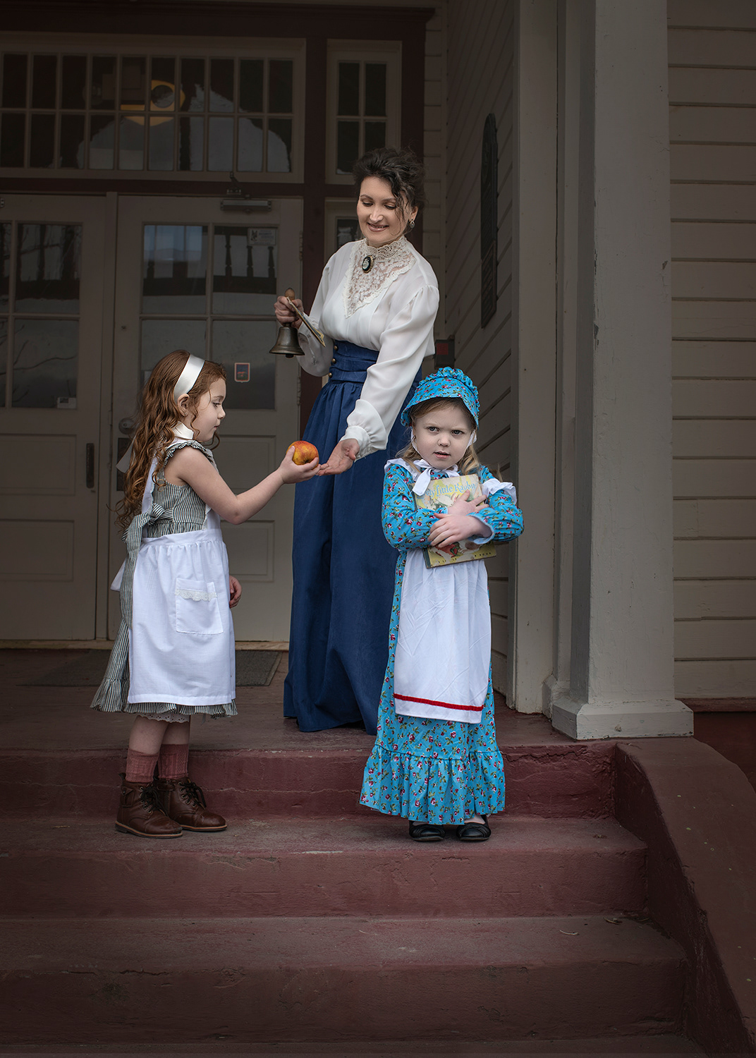 Ringing in the early students.