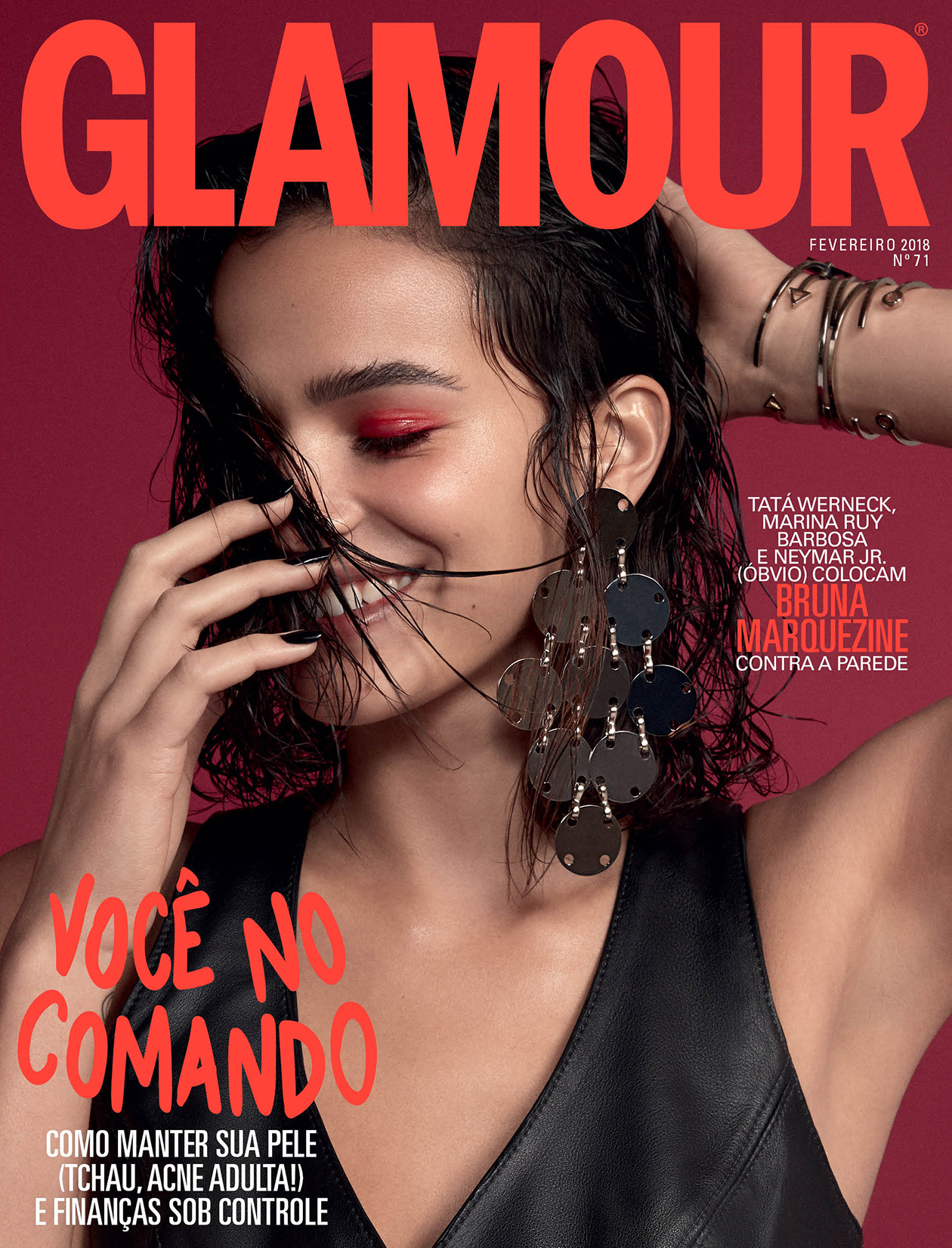 Você na capa da revista Glamour