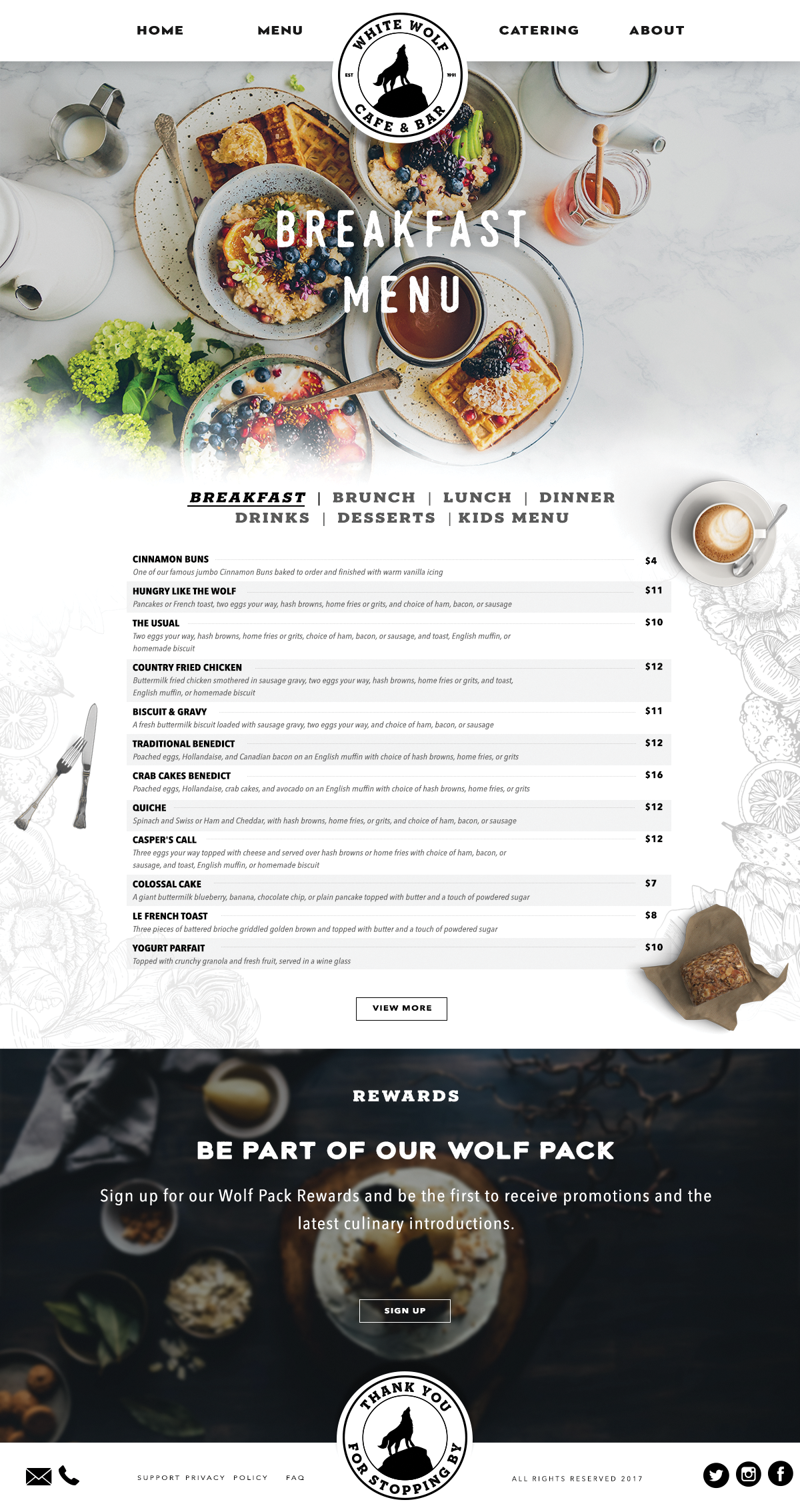 MENU PAGE