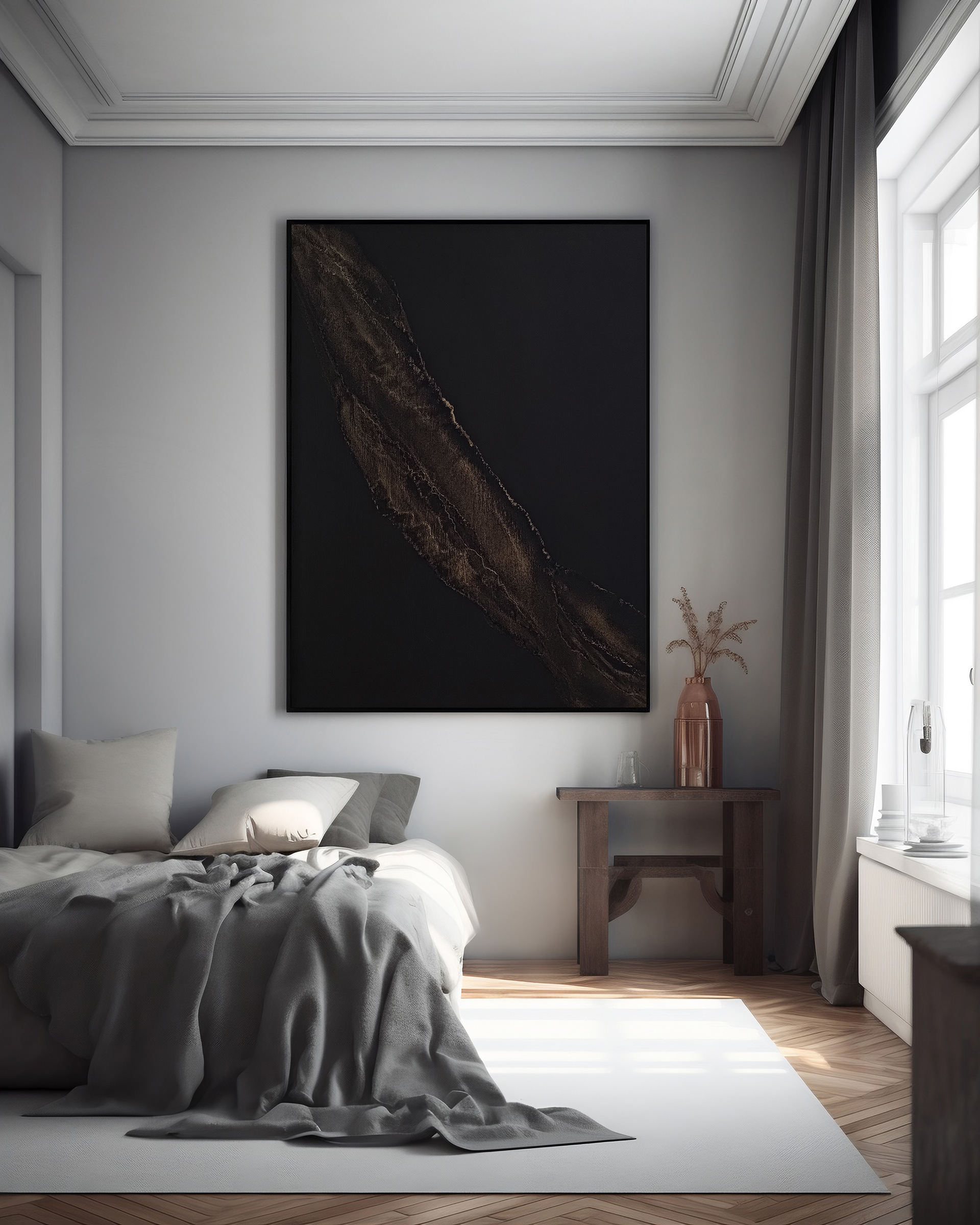 Gold Lava Painting