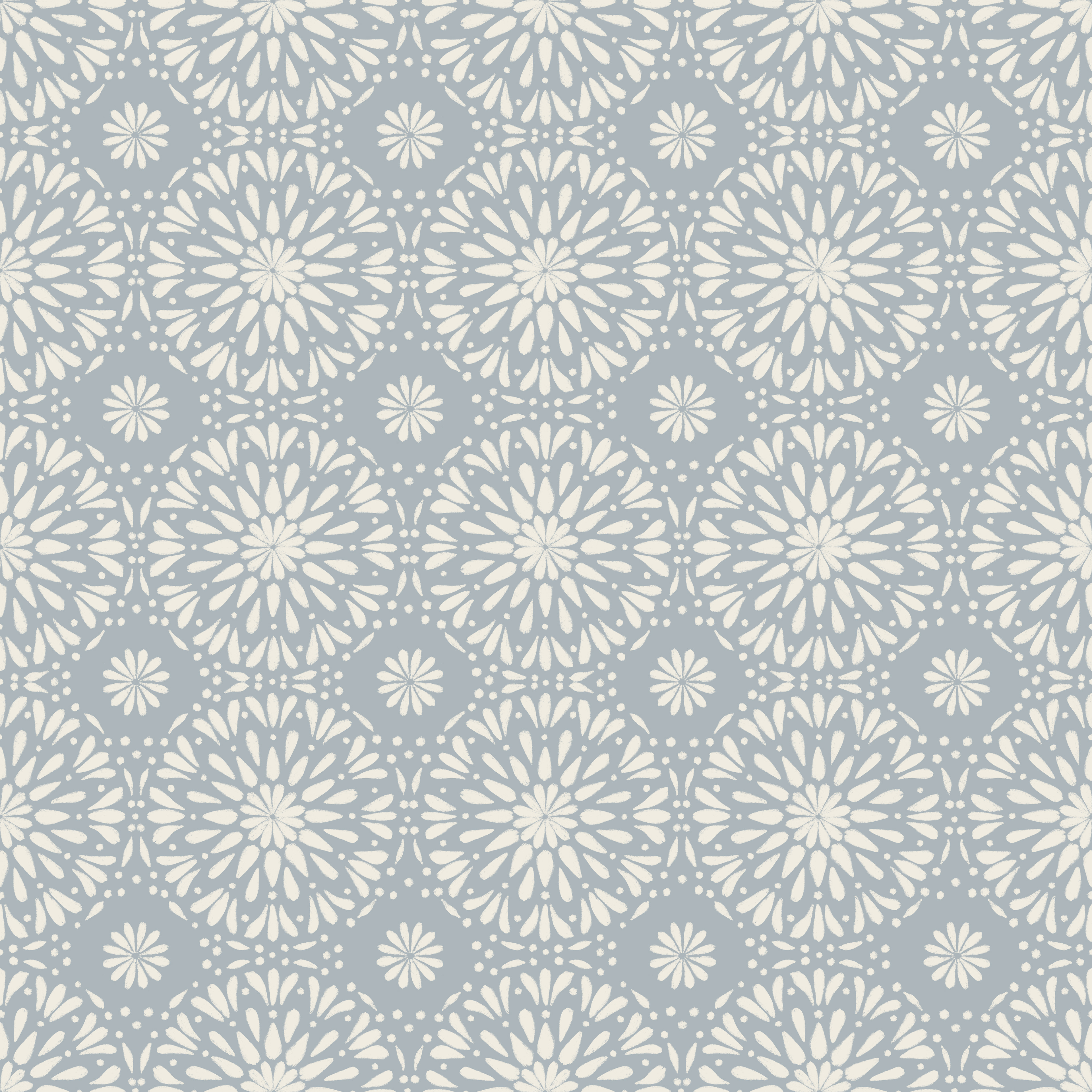 doilies - creamy white, french grey