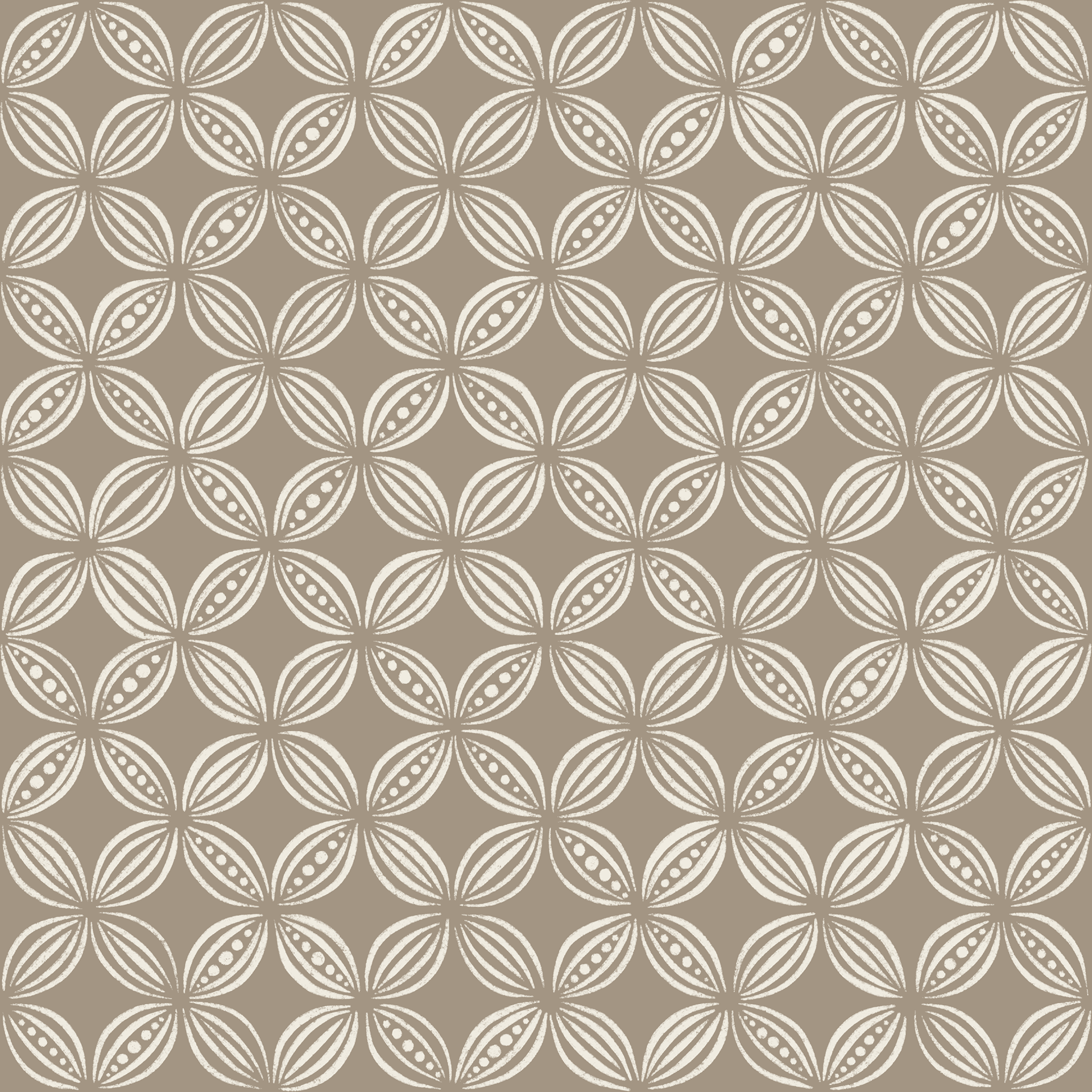 peas pods - creamy white, khaki brown