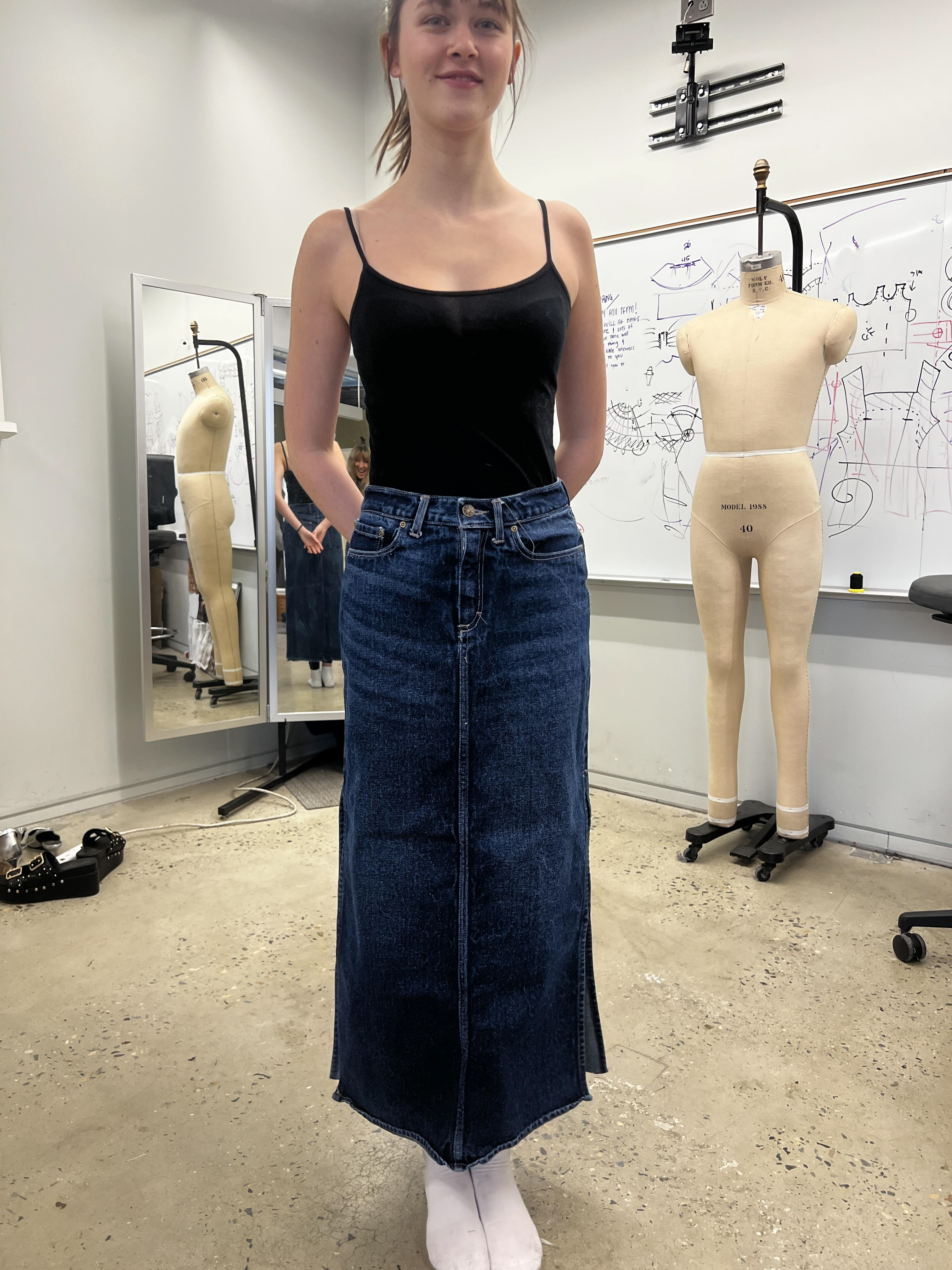 First fitting post-wash