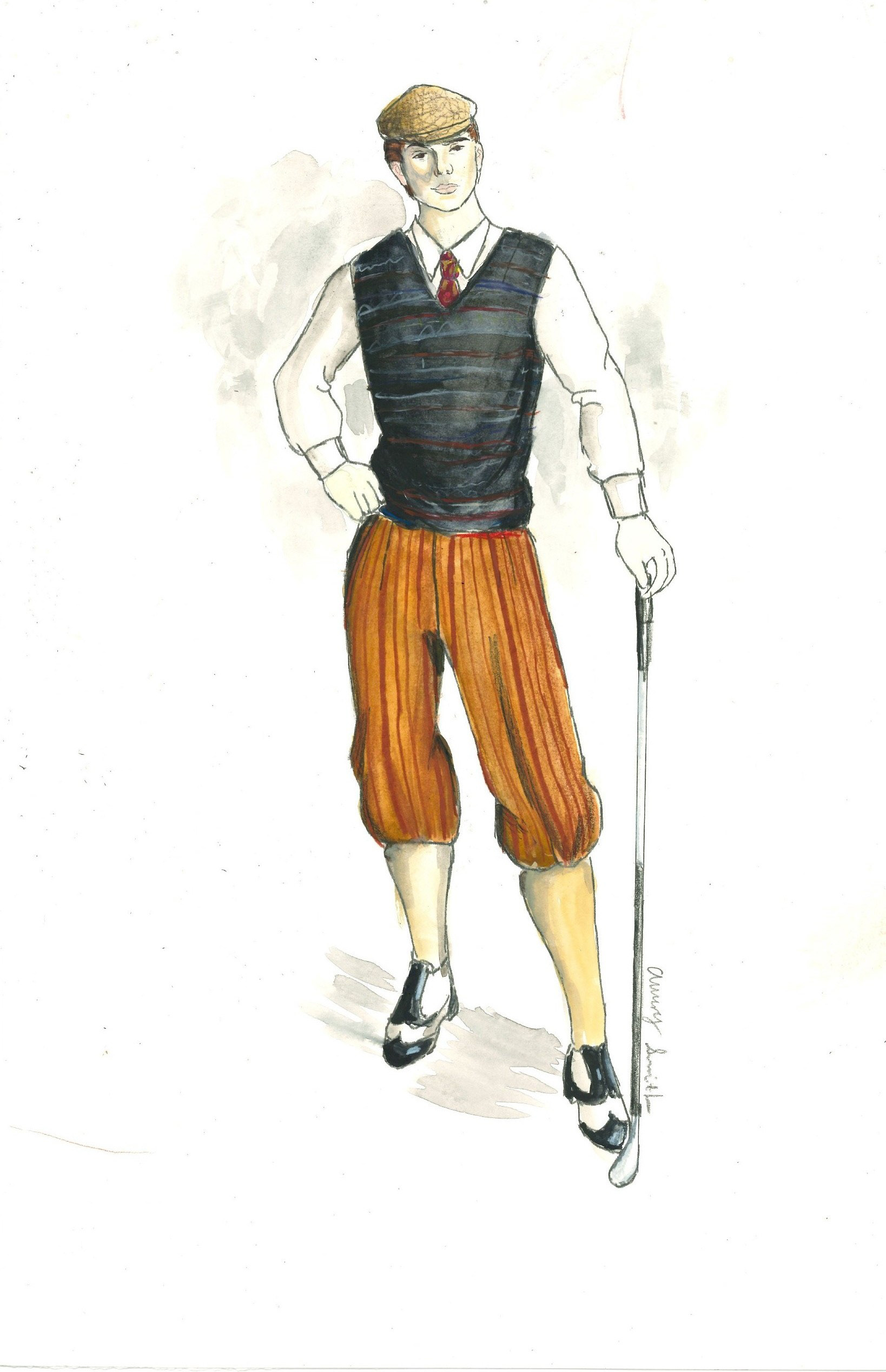 Mixed Media Fabric Study Rendering