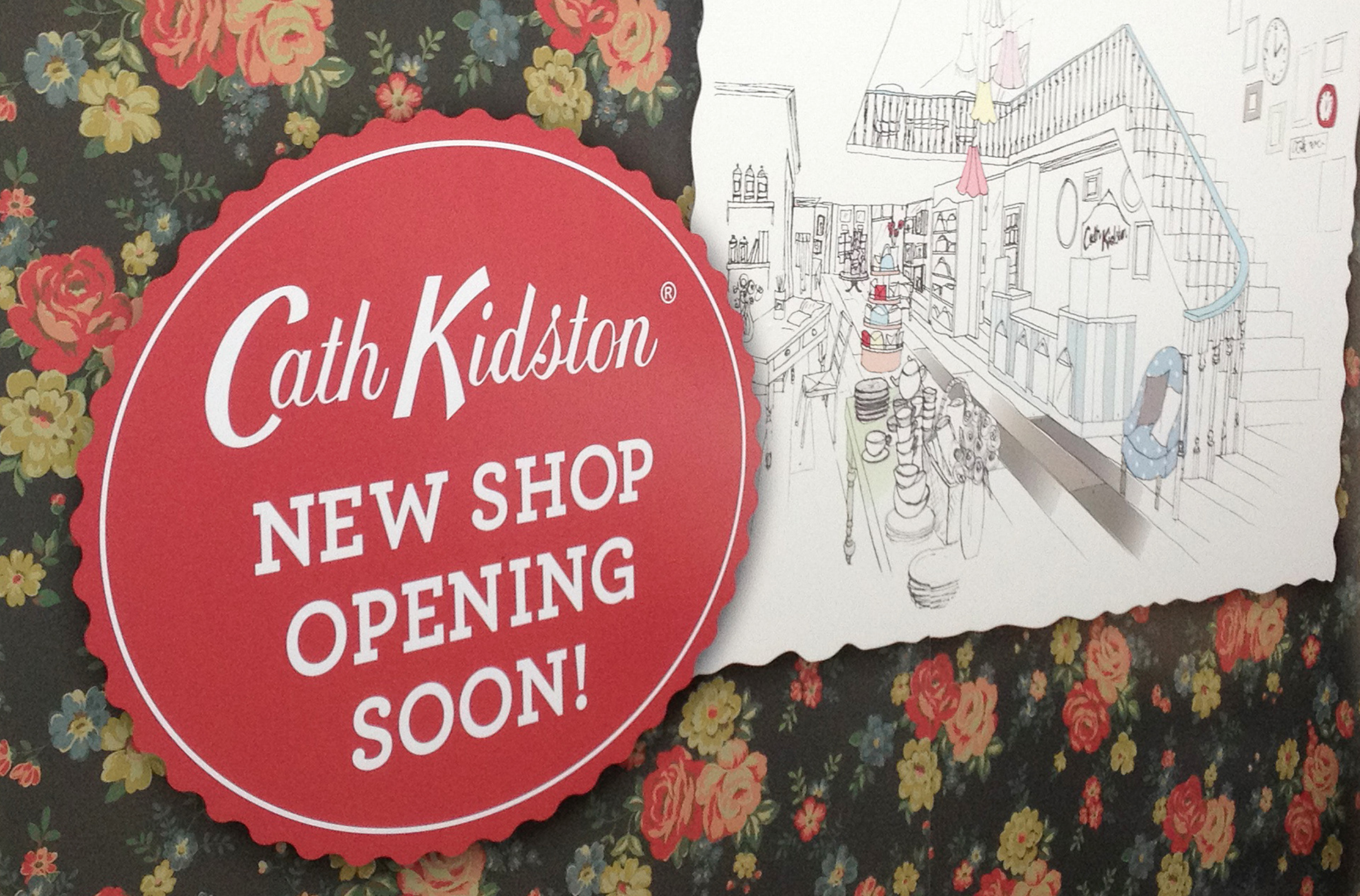 Cath Kidston London new store building hoarding