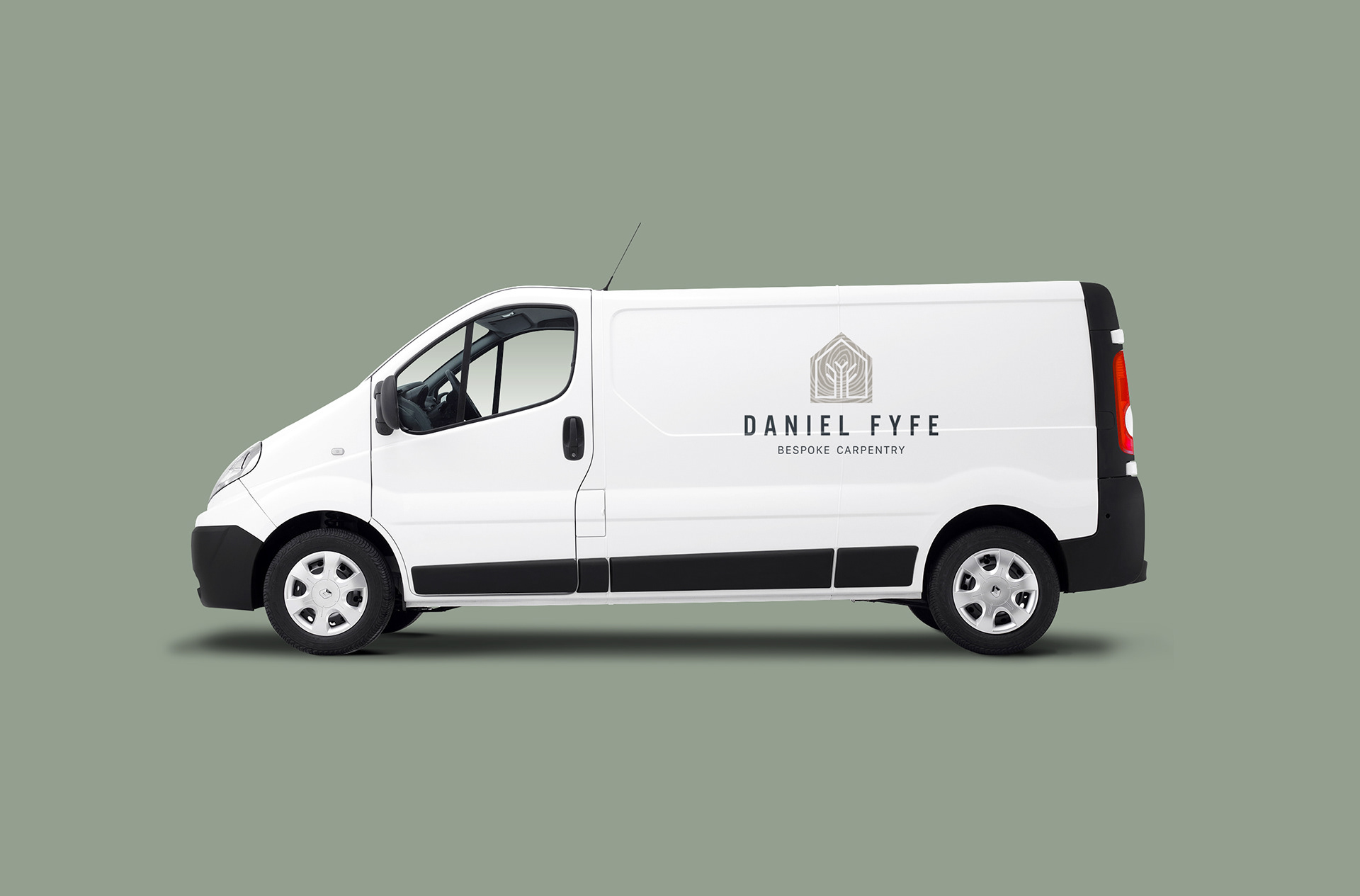 Daniel Fyfe Bespoke Carpentry mock up van design