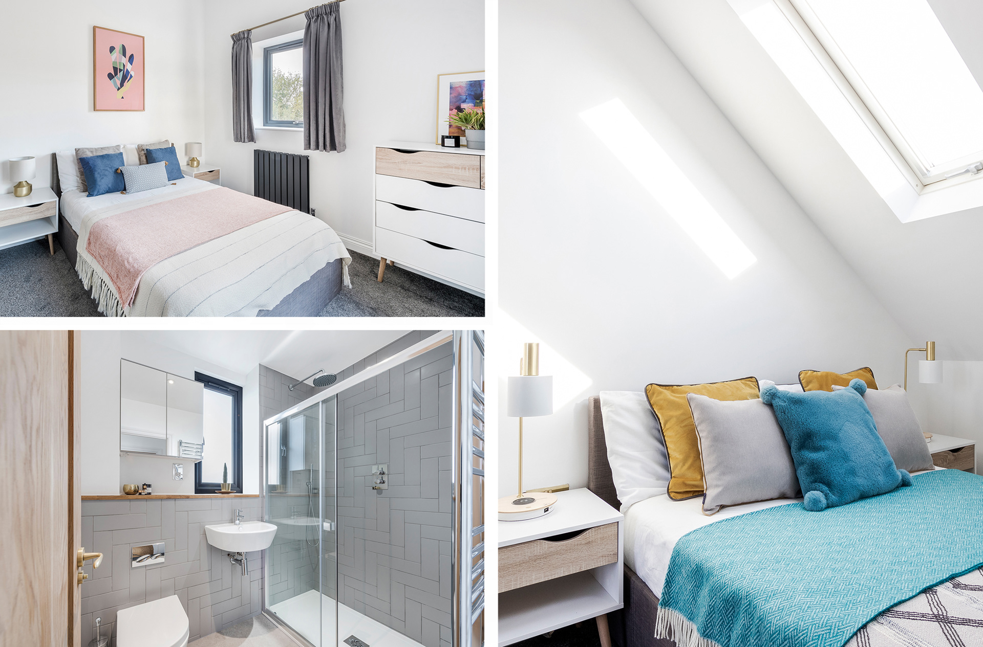 Nox Properties London Devonshire Road interior designed bedrooms & bathroom