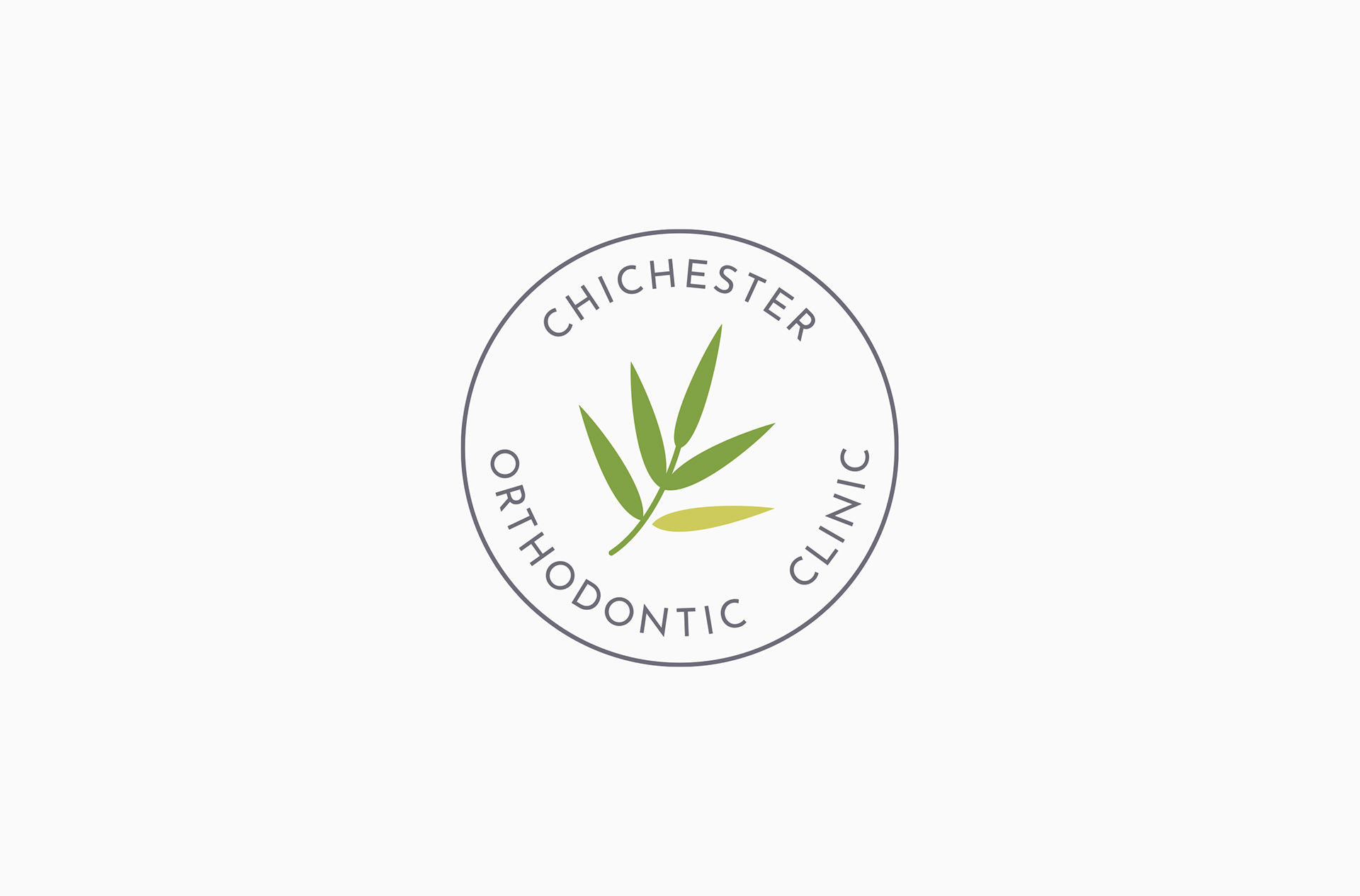 Chichester Orthodontic Clinic full colour main brand identity logo design