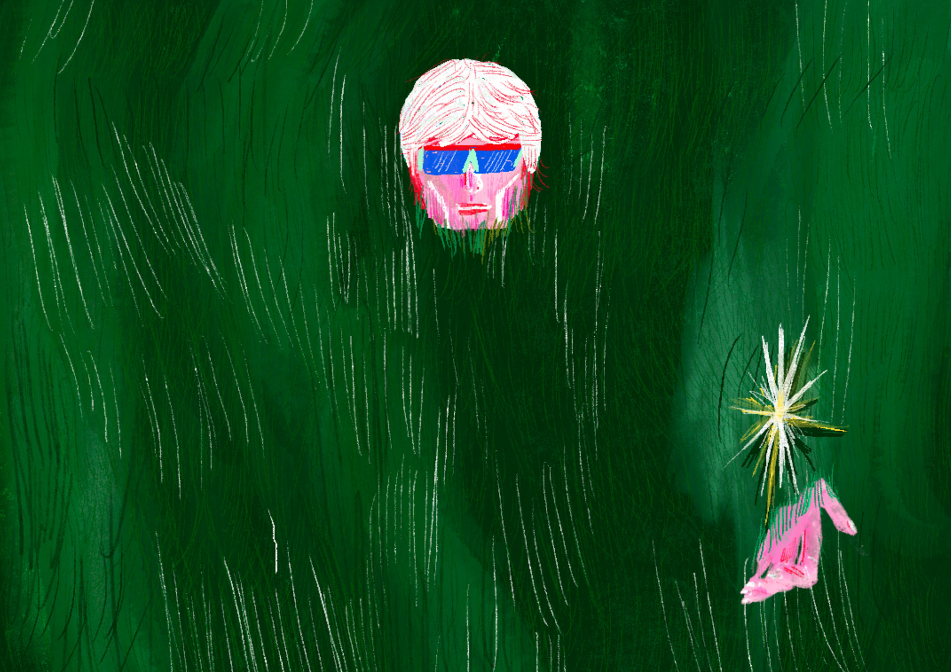 The light danced on my palm.