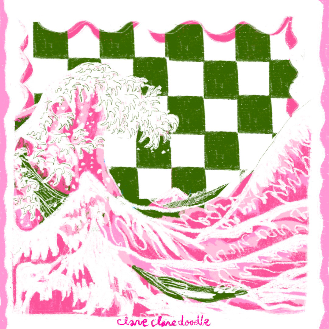 A homage to Hokusai's "The Great Wave off Kanagawa