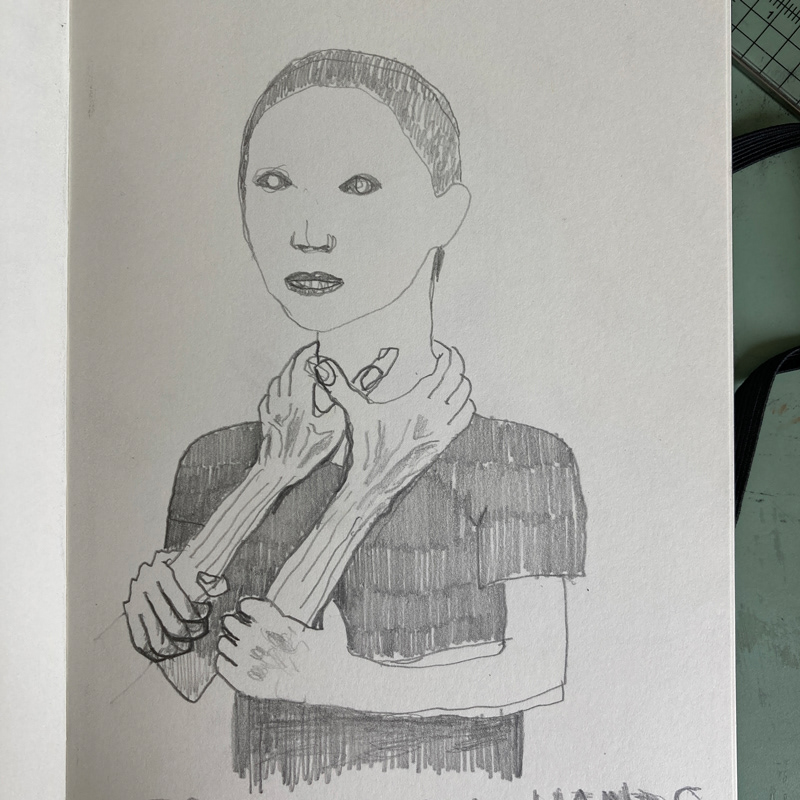 'sketchbook' graphite on paper