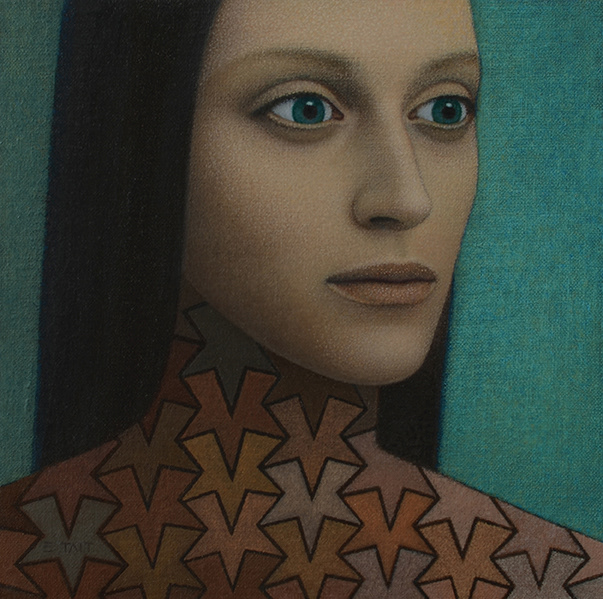 'Nothalo' - oil on linen panel, 21 x 21cm (sold)