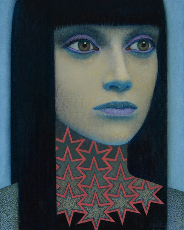'Beyond The Sphere' - oil on linen panel, 25 x 20cm (sold)