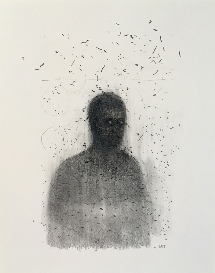 'Lord Of Flies' graphite on paper