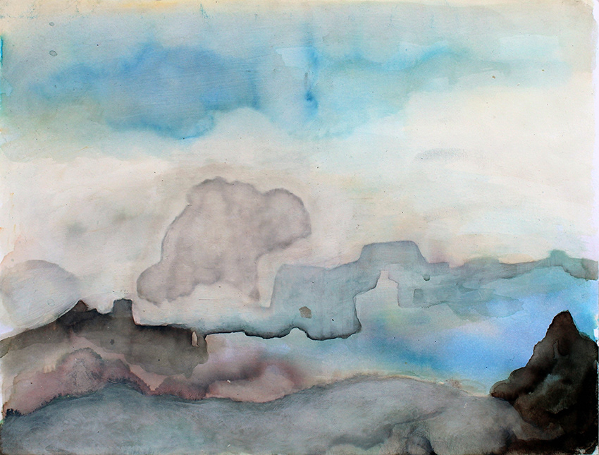 "O.T.", Tusche auf Papier, A4, 2021