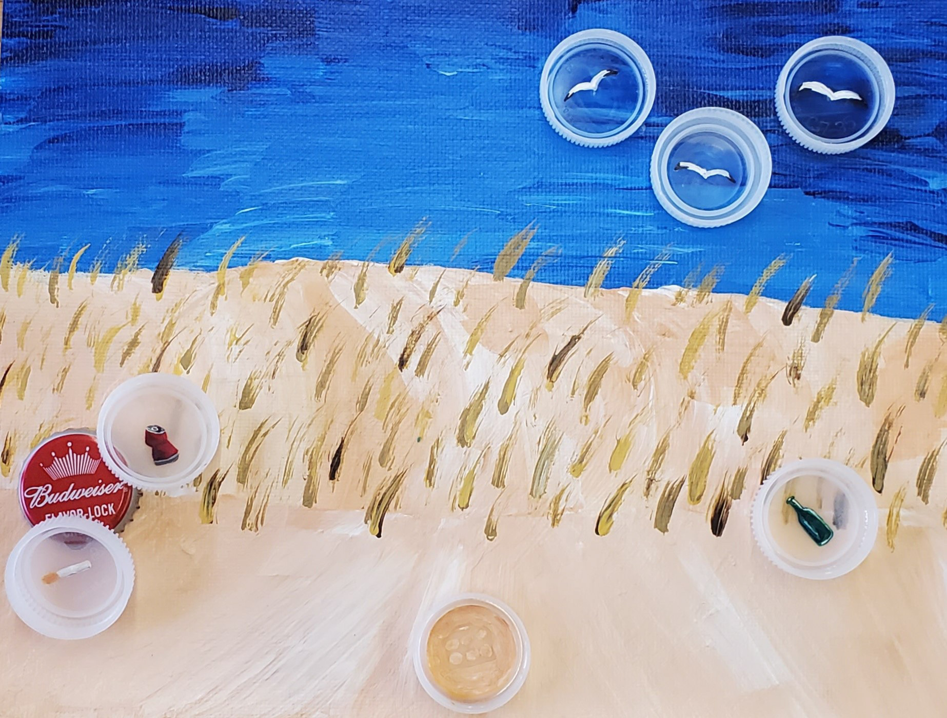'Bottle Cap Beach' by Ari LoPresti