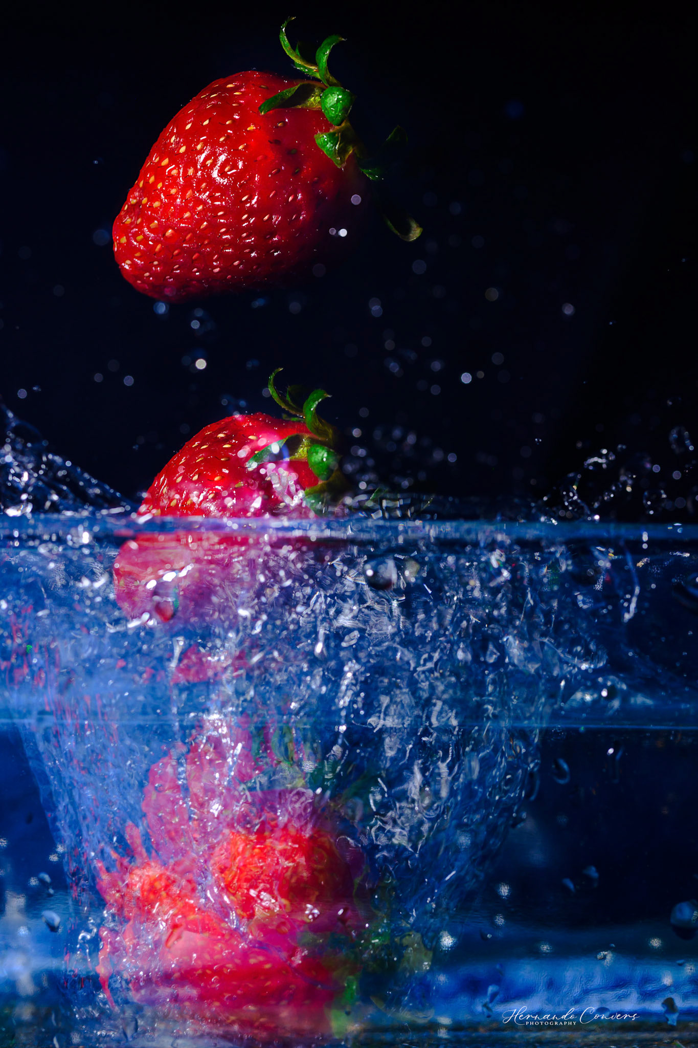 Falling Strawberry