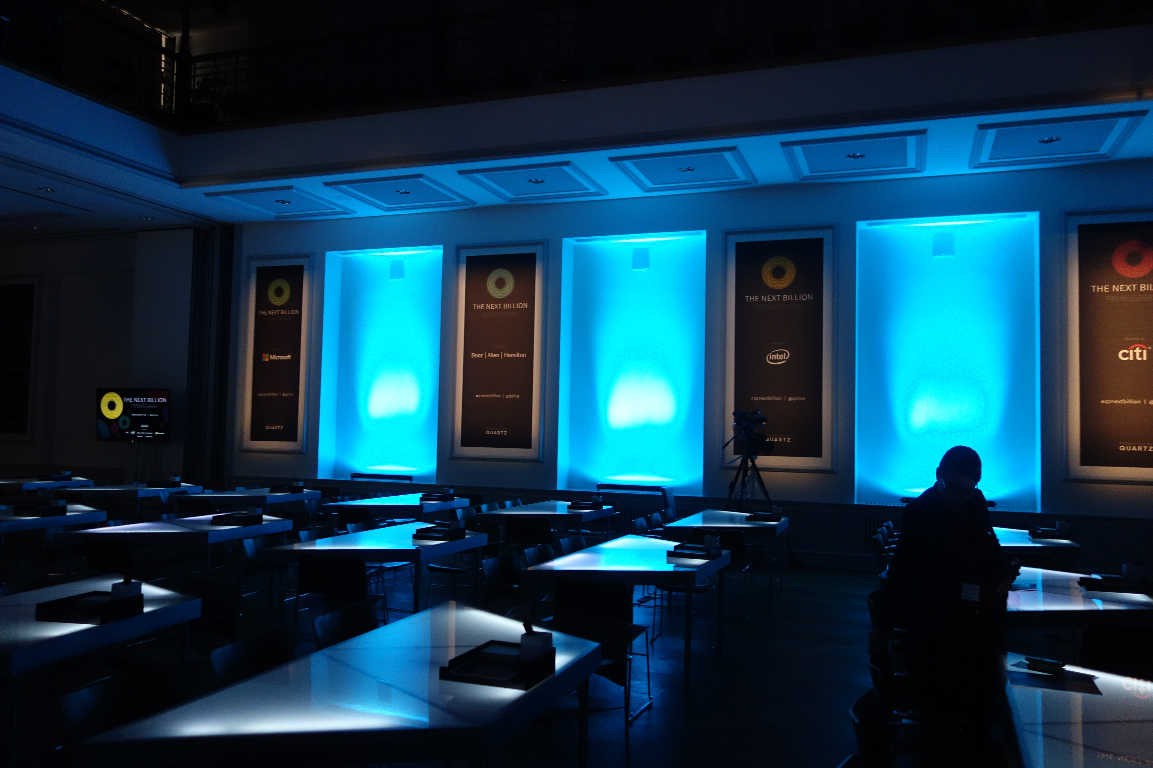 Lighting and branding elements