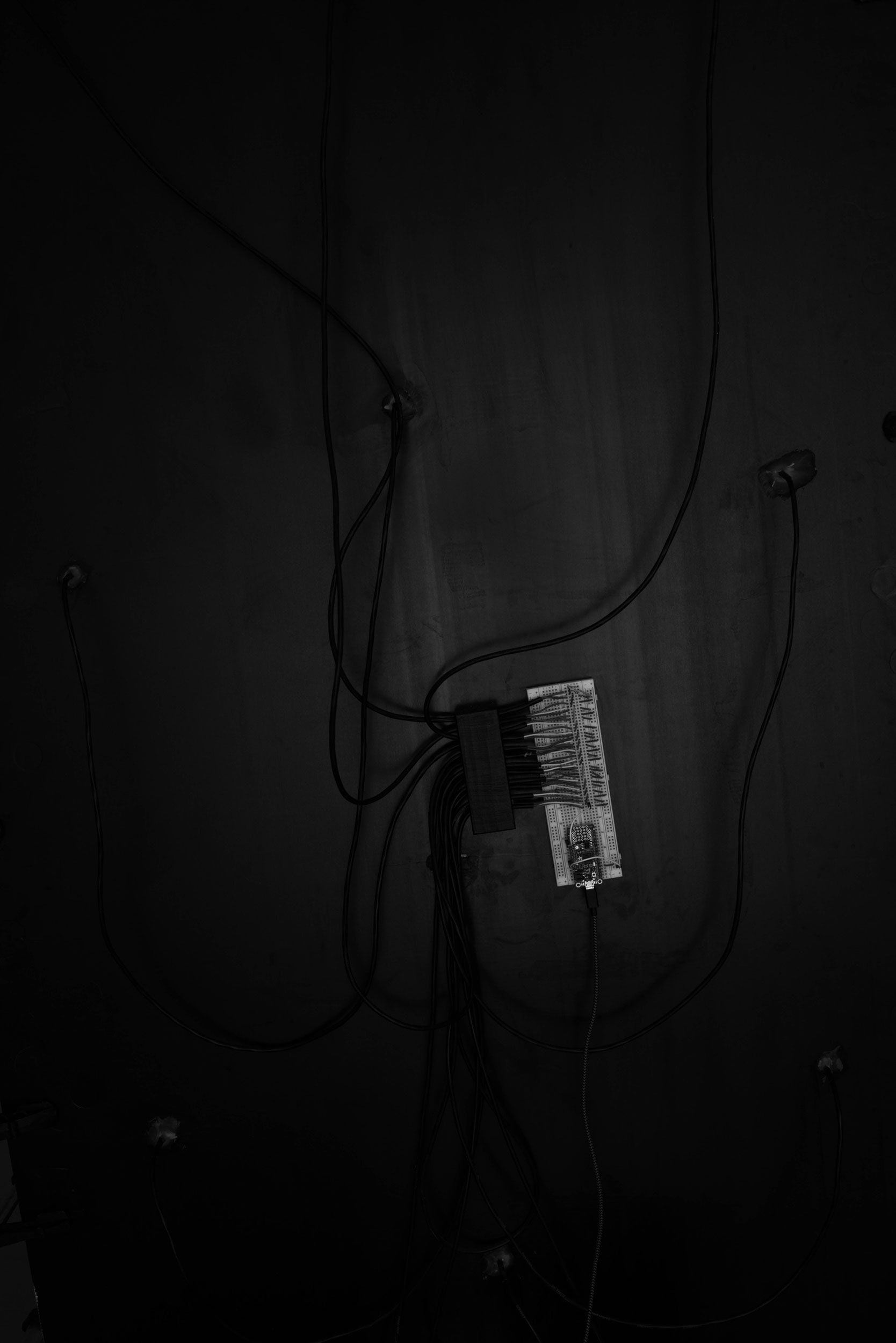 Chaotic arrangement for 66 voices I / Installation view, OTO Sound Museum, la rada, Locarno, 2021