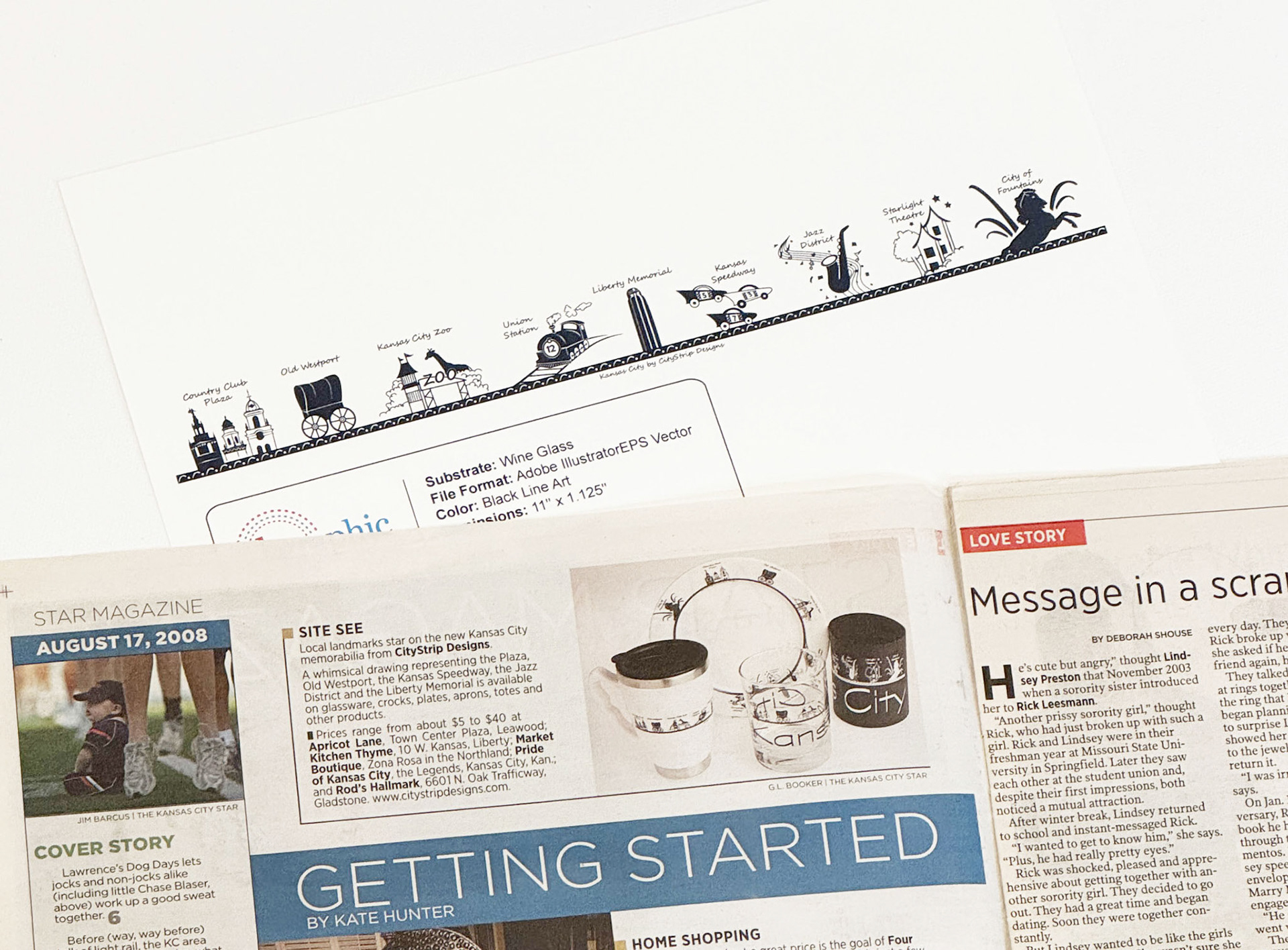 KC Star Feature + Art