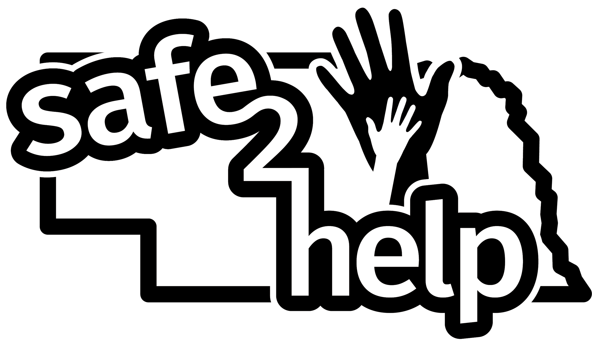 Safe2Help Black Logo