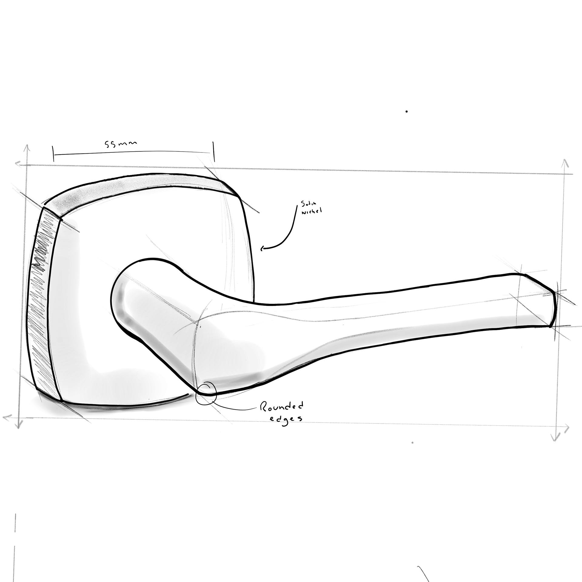Handle concept sketch