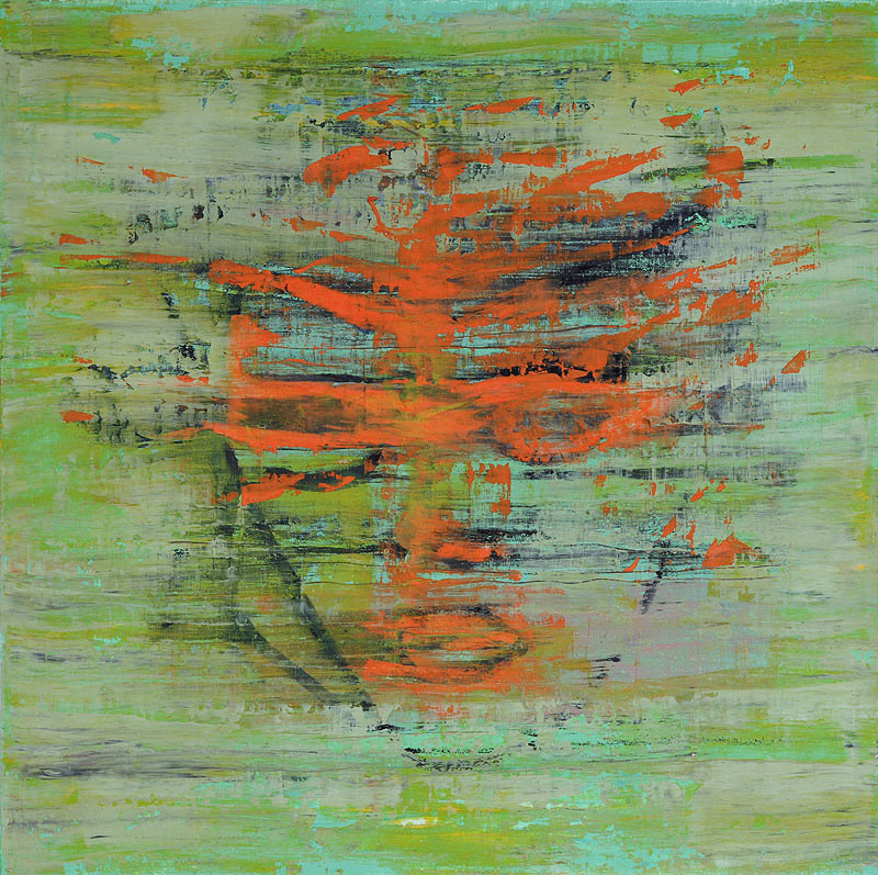 DREAM HEAD NO.1 oil on canvas, 20 by 20 inches, 2003
