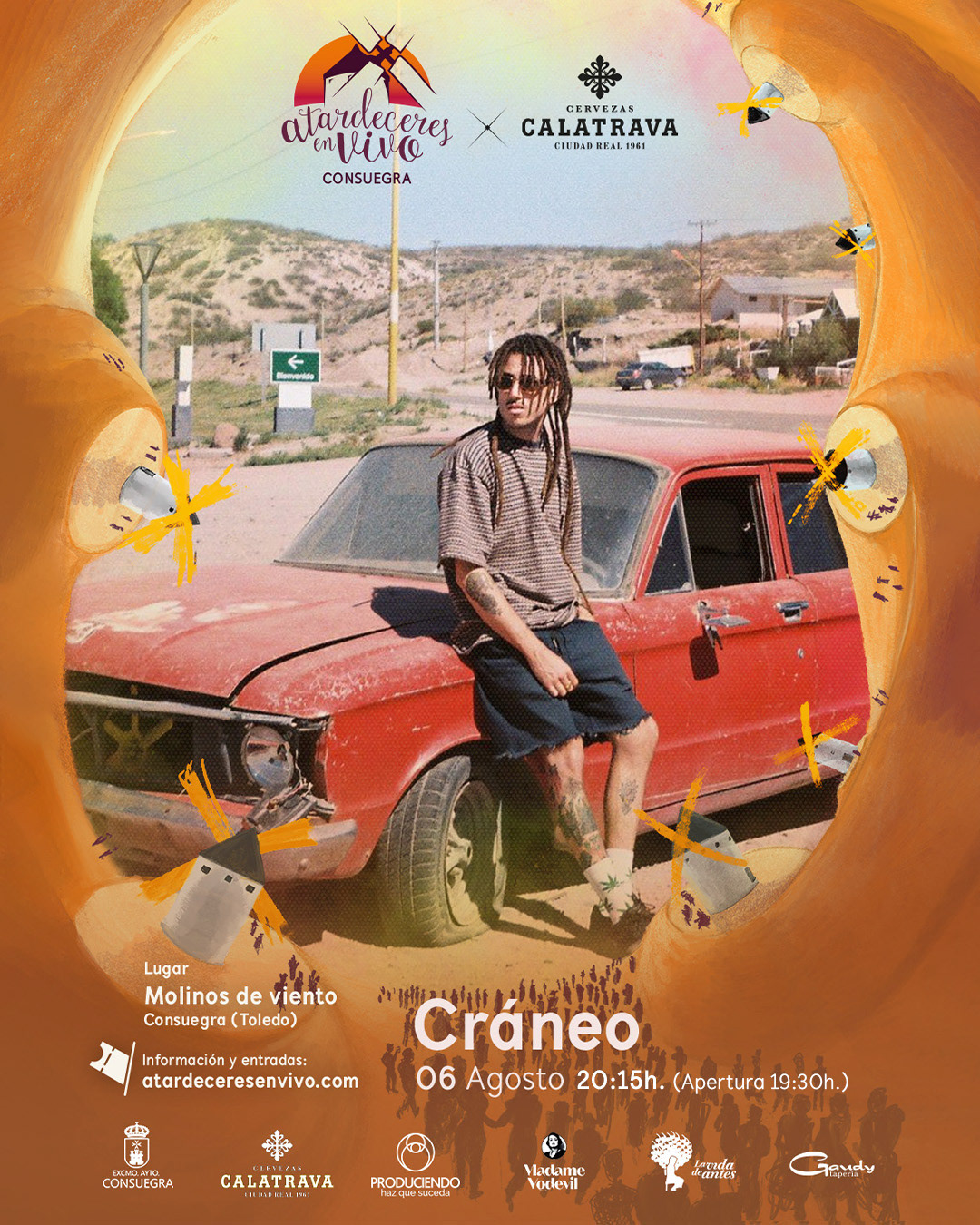 Cartel de Artista Cráneo IGN