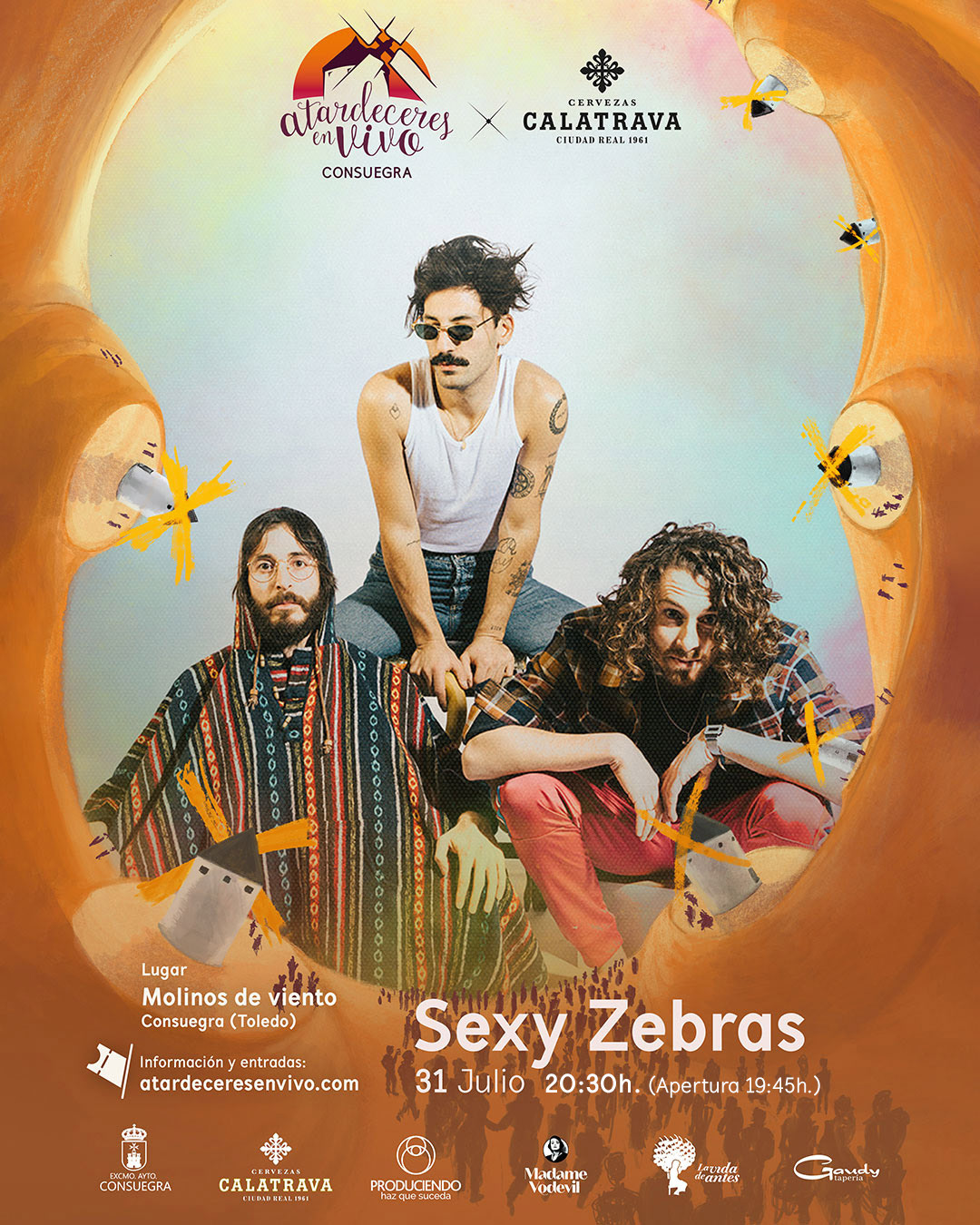 Cartel de artista Sexy Zebras IGN