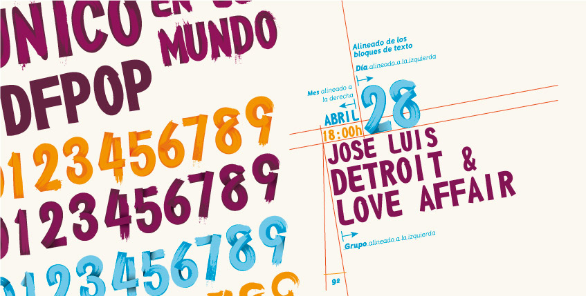 Muestra de la fuente desarrollada para esta edición