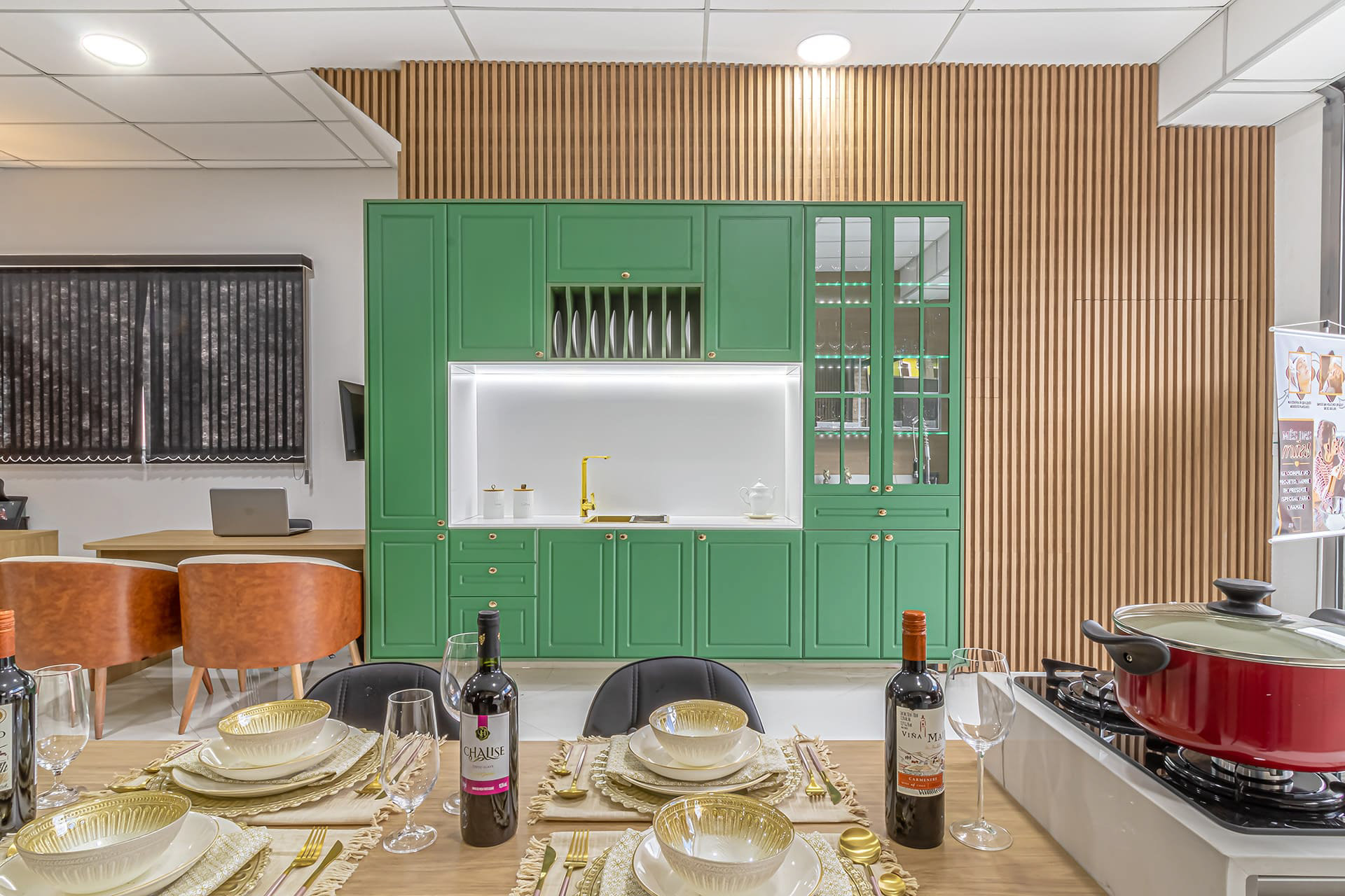 Fotografia de interiores, showroom da Jeibox moveis planejados.