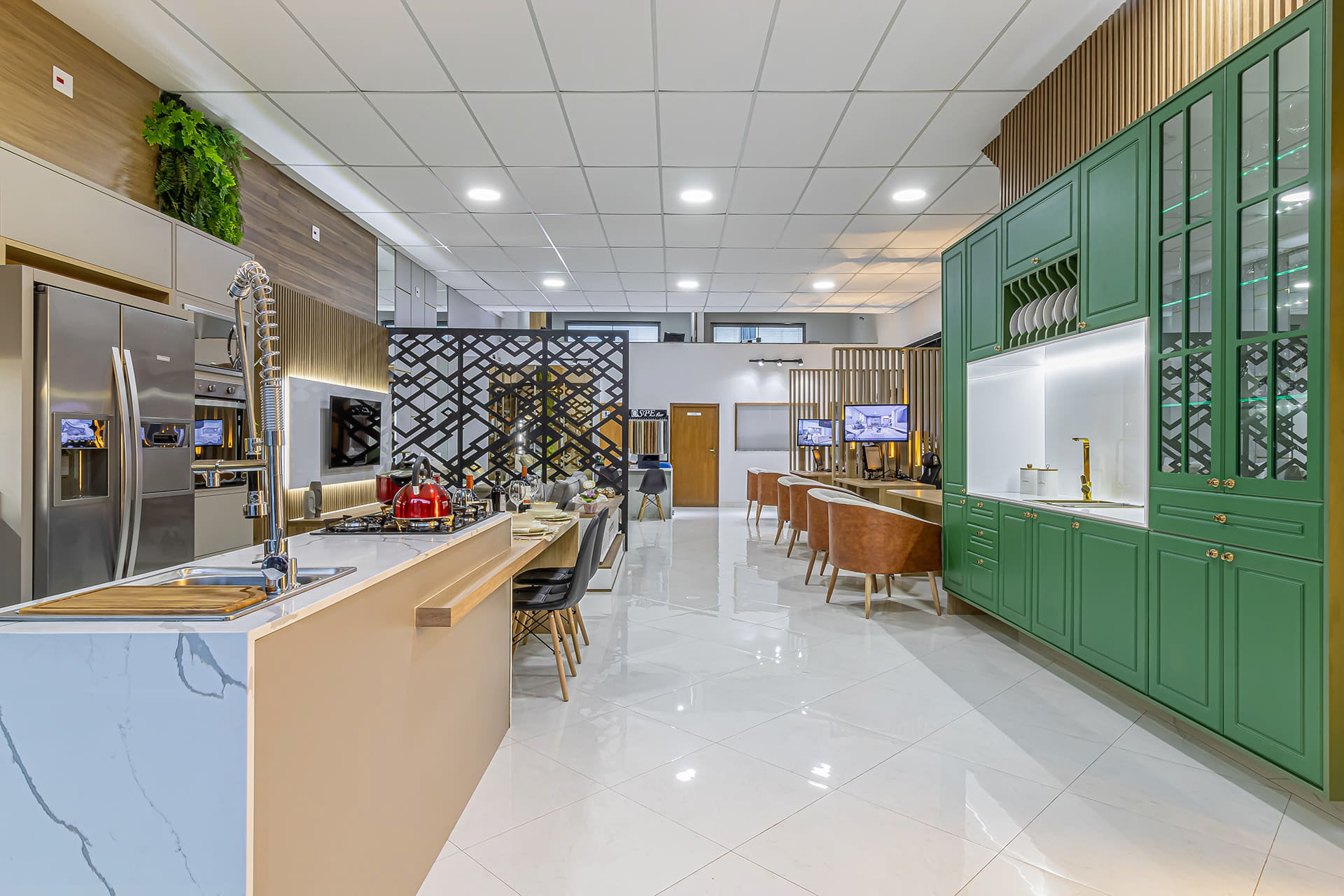 Fotografia de interiores, showroom da Jeibox moveis planejados.