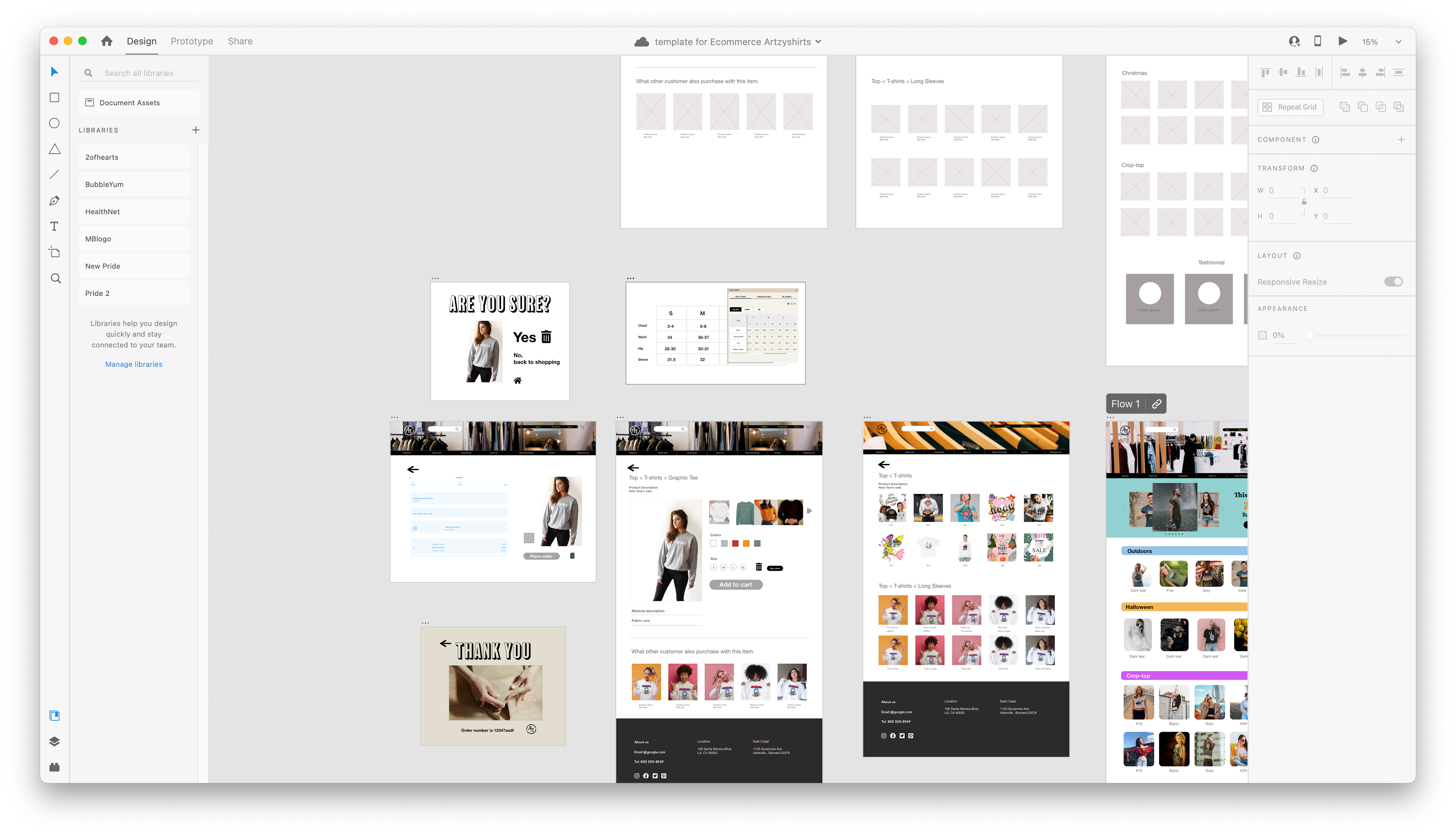designign desk top and App size