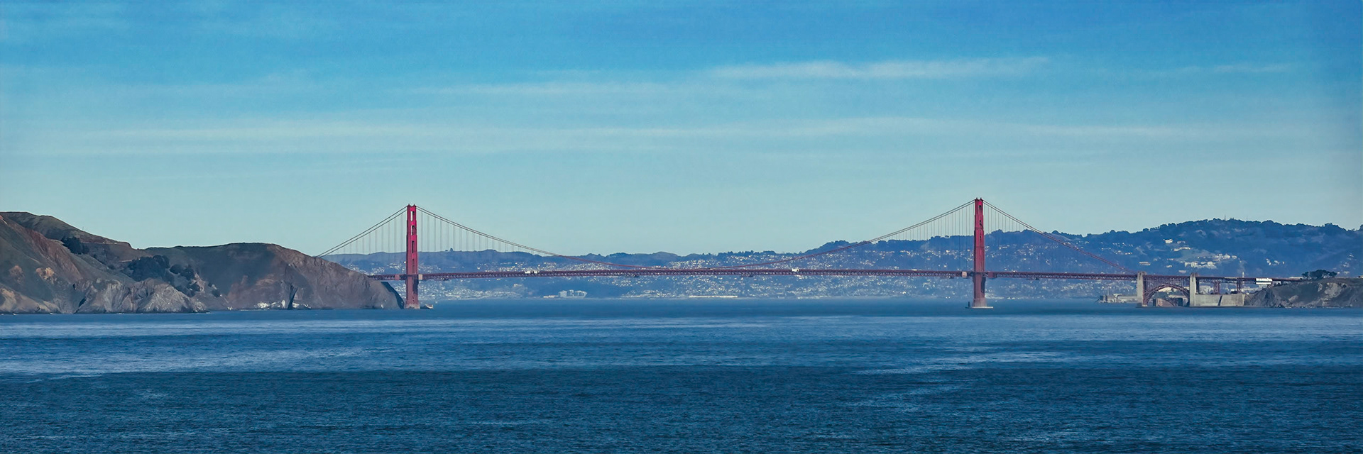 Golden Gate Bridge - expansive and breathtaking each time I see it.