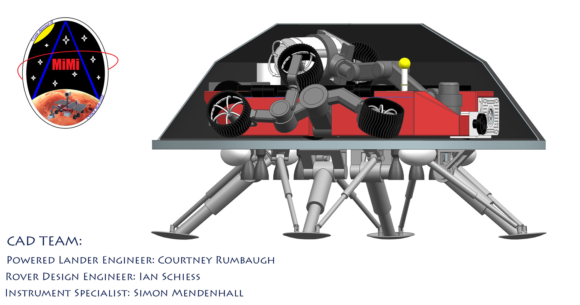 Rover - Stowed inside Powered Lander