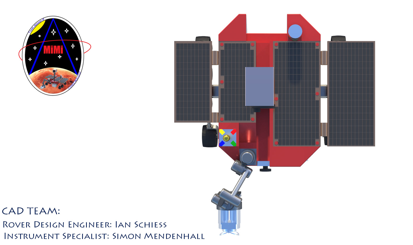 Rover - Deployed, top view