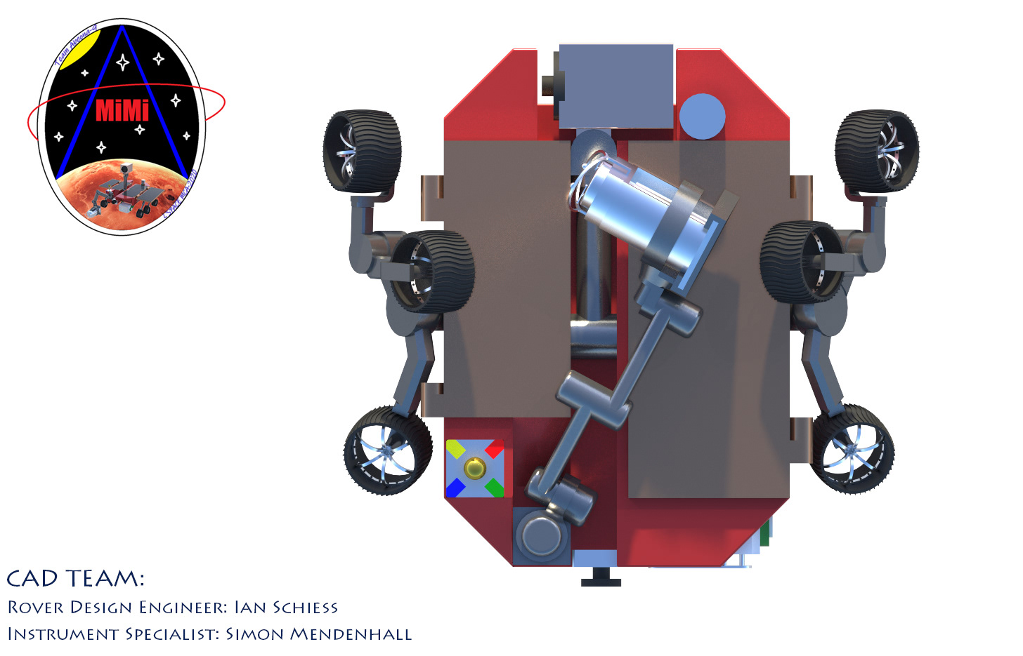 Rover - Stowed, top view