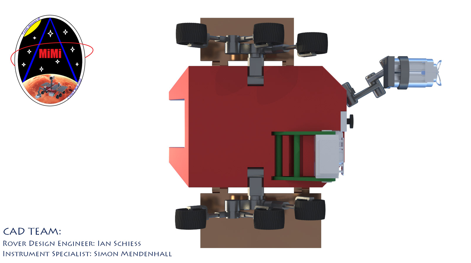Rover - Stowed, bottom view