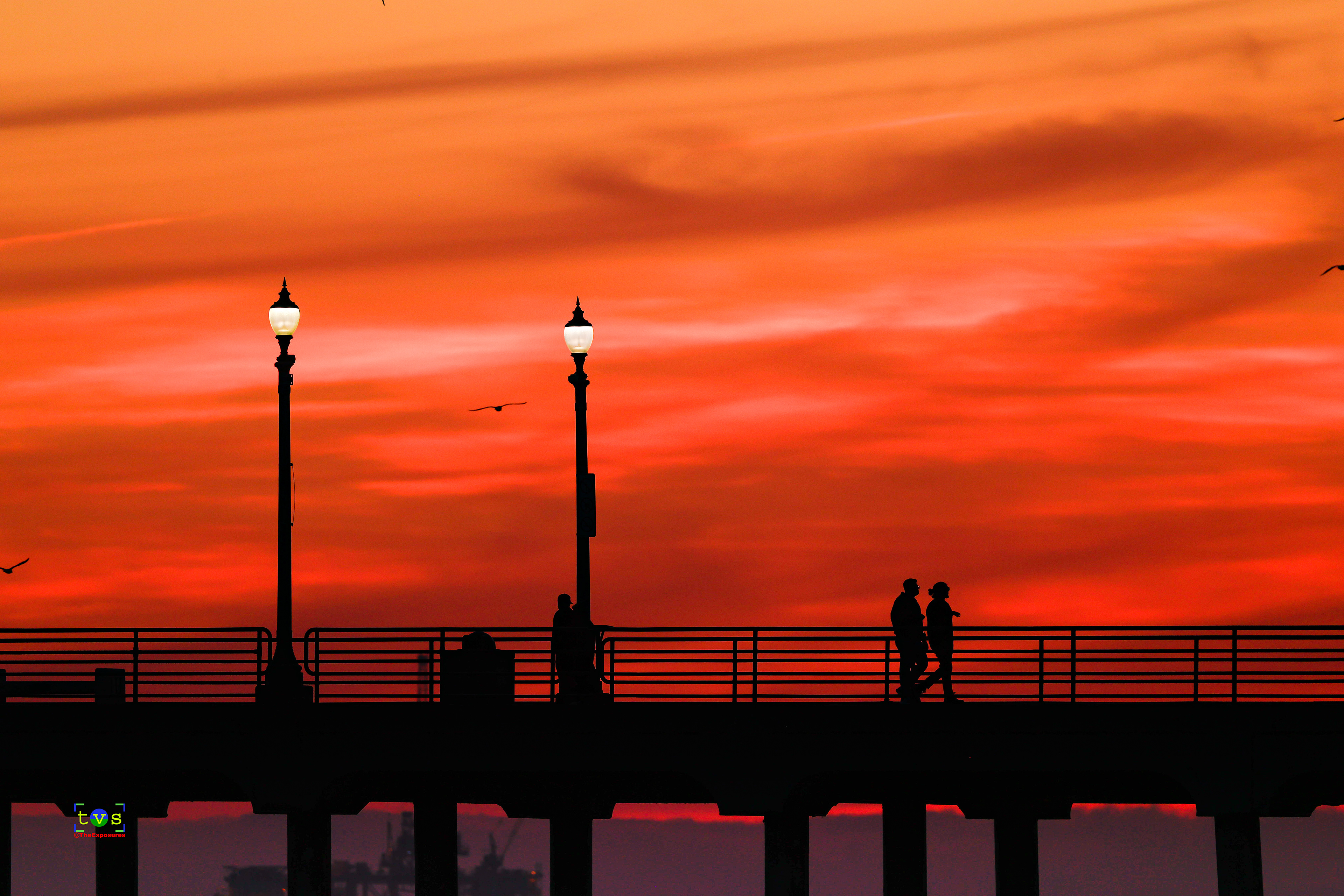 Sunset Walk @ Huntington Beach Pier