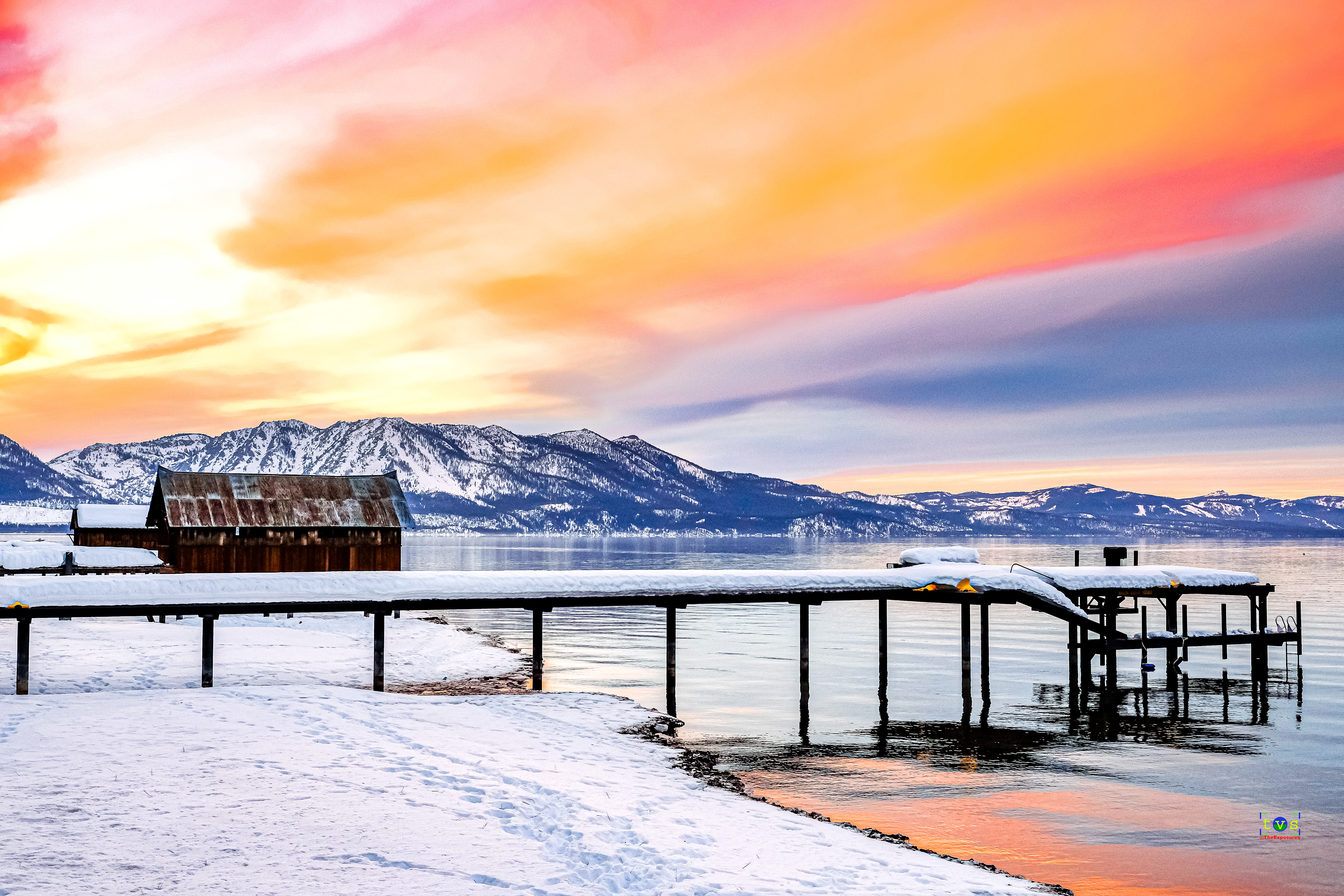 Painted by Sunset Captured by Me