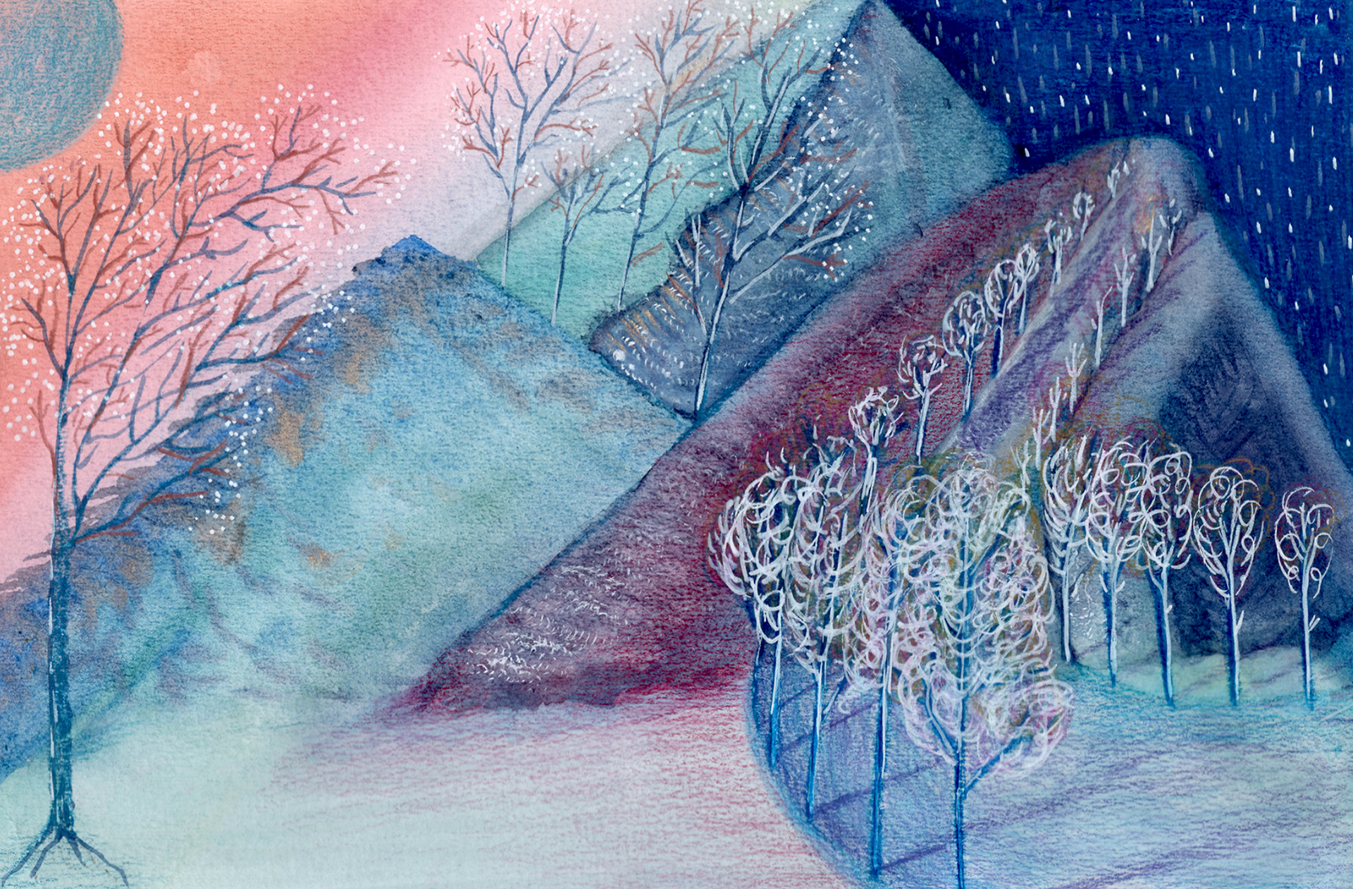 Soplo / 2021 / Technique : aquarelle . Dimension : 21 x 29 cm