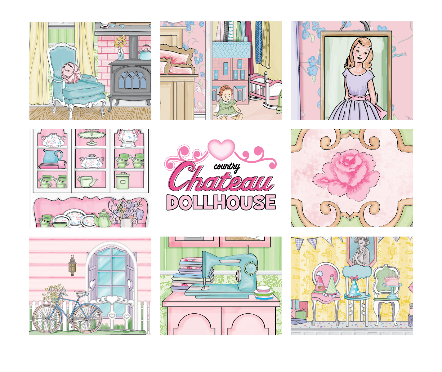 Close up of Illustrations & Packaging Logo