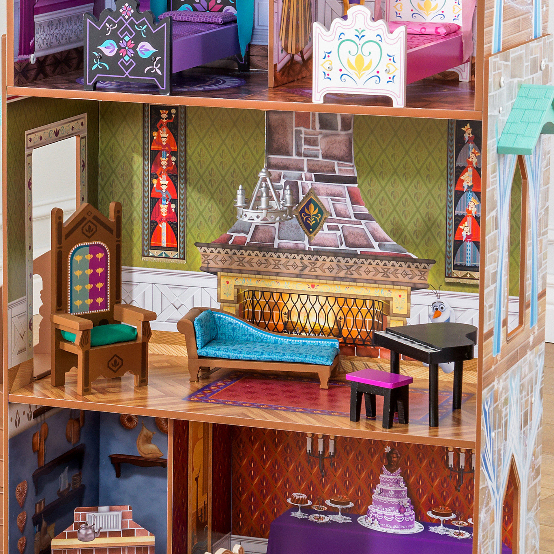 Illustrated Fireplace from movie